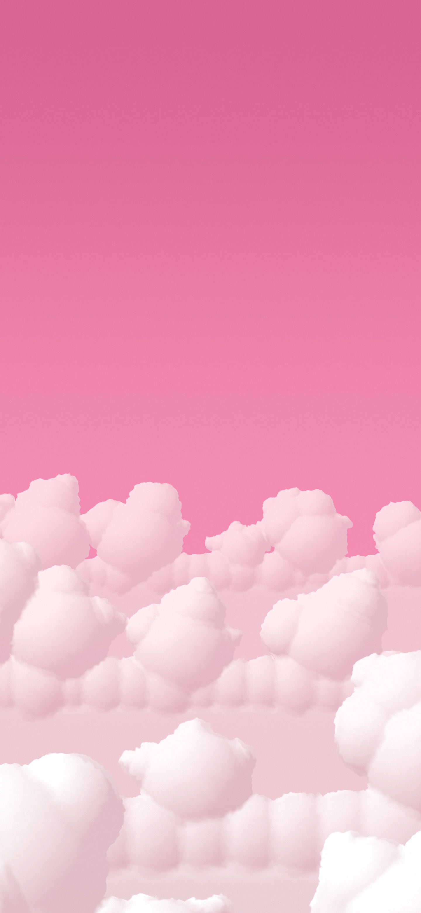 Pink Fluffy Clouds wallpaper for iPhone and Android