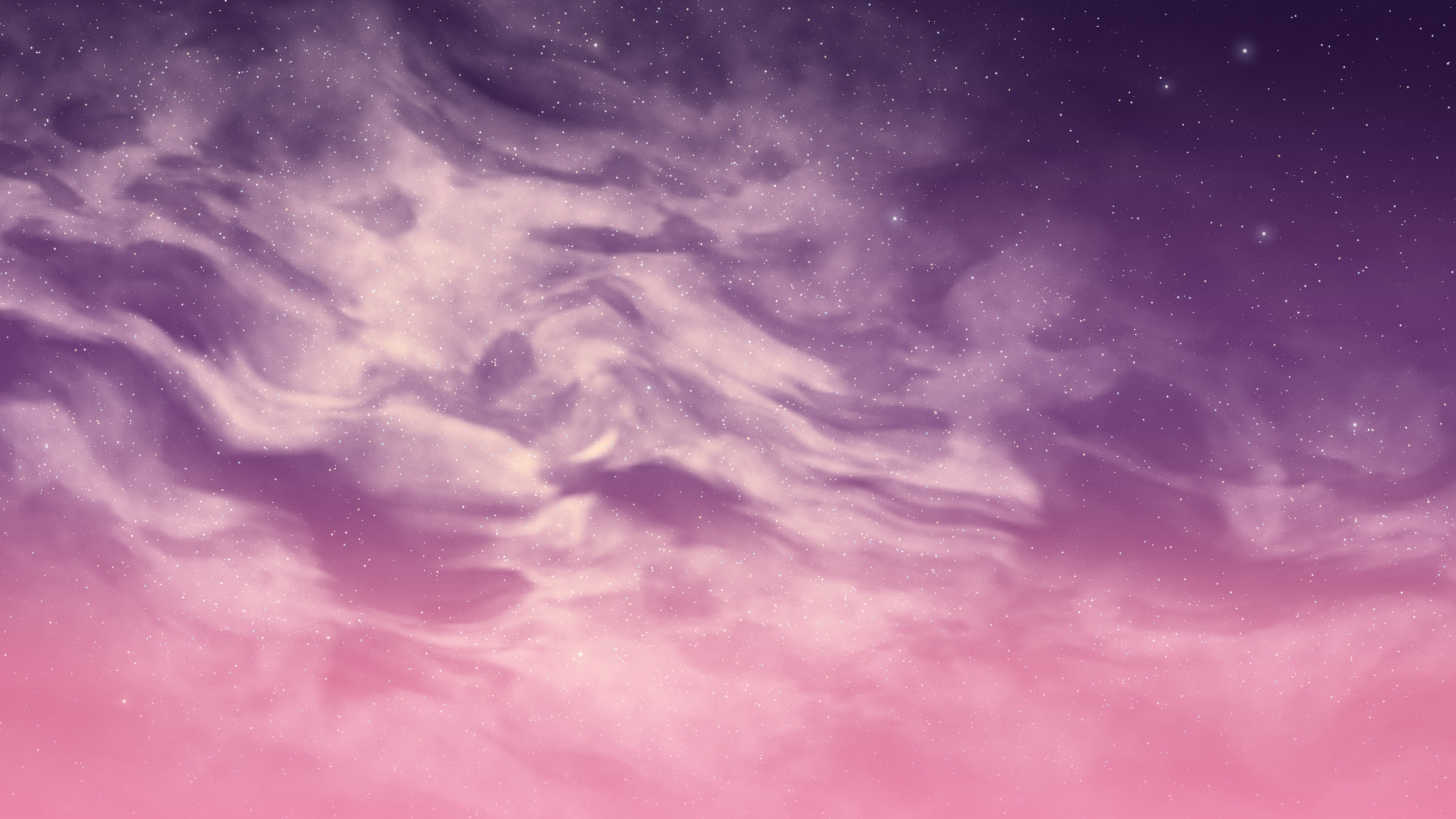 Pink Galaxy Core desktop wallpaper in 4K