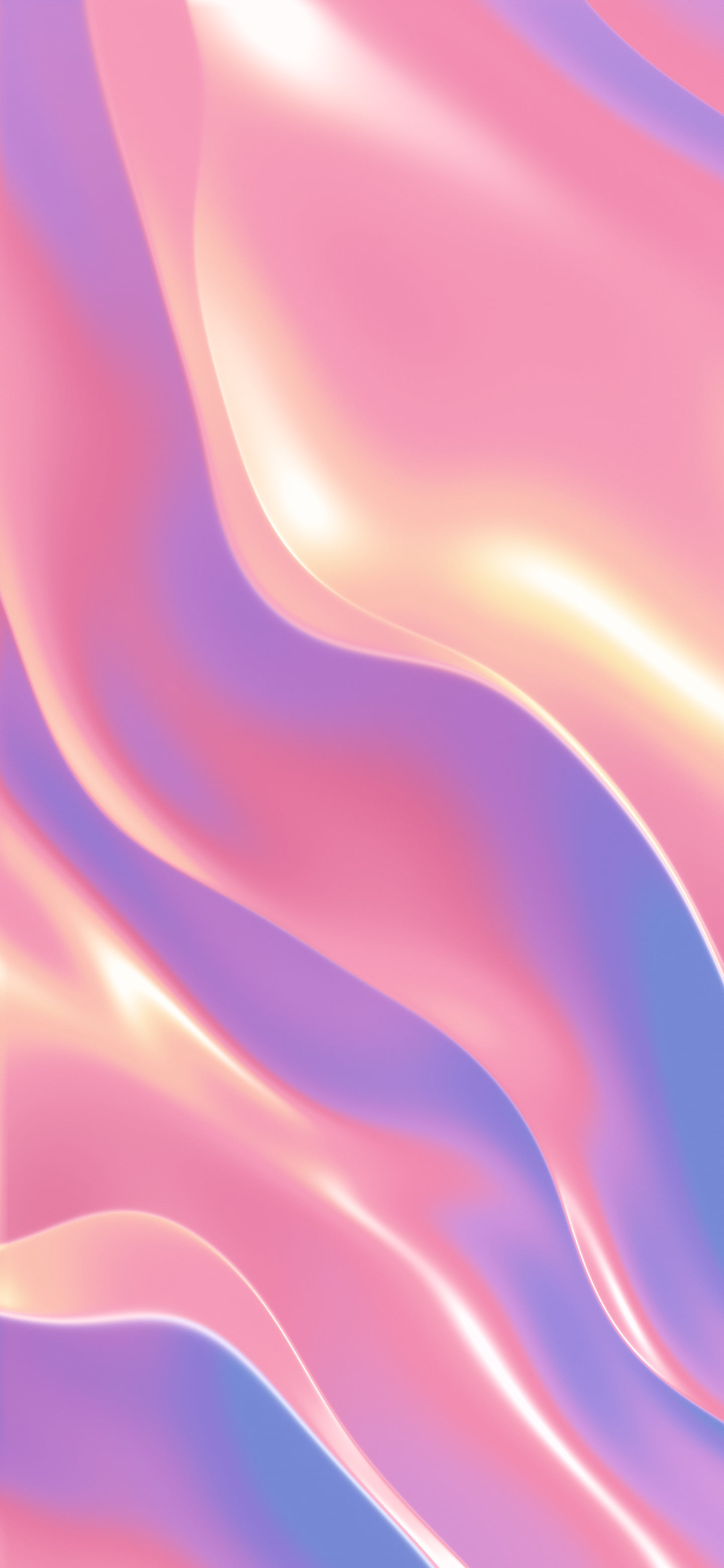 Pink Holographic Foil Folds wallpaper for iPhone and Android