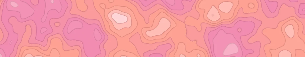 Pink Layered Topographic triple monitor wallpaper, 7680 × 1440