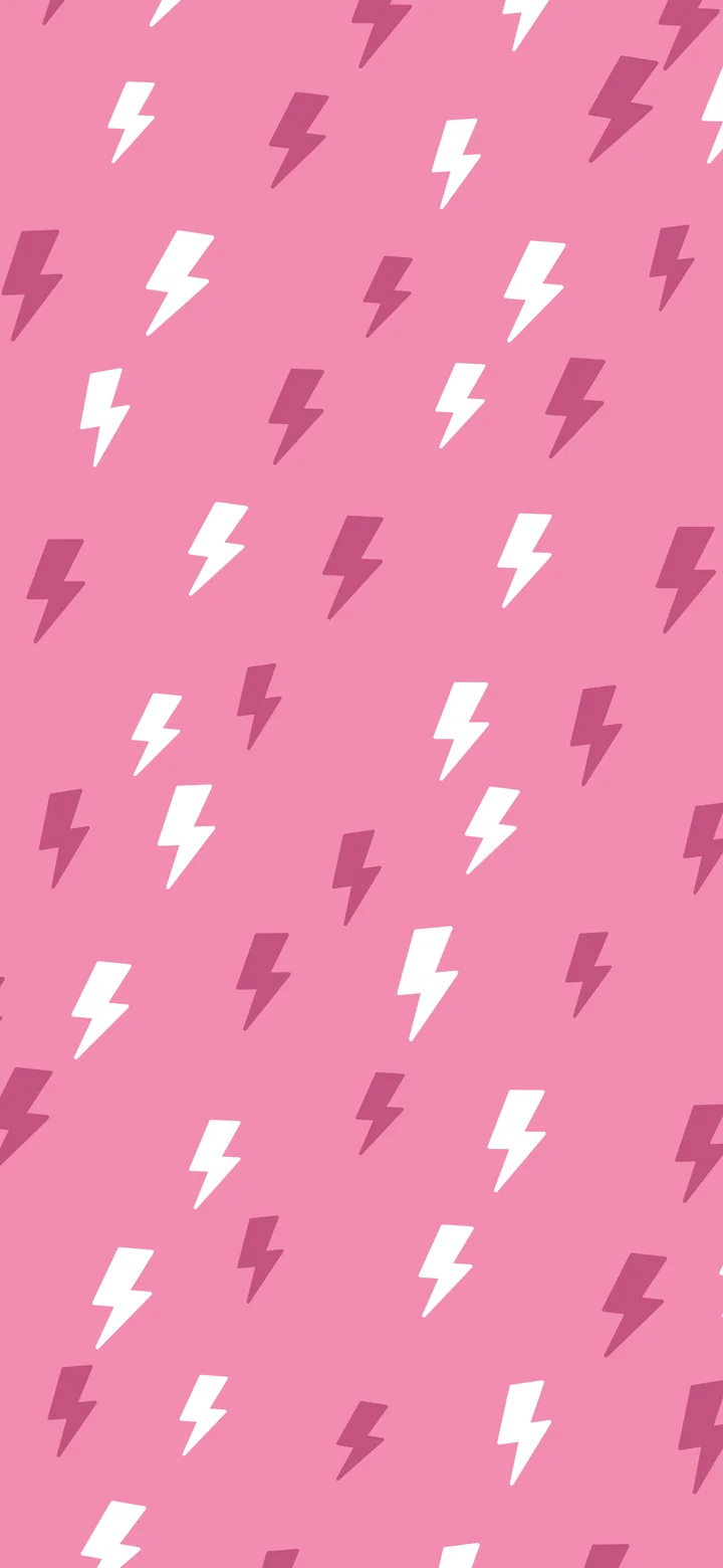 Pink Lightning Bolt Pattern wallpaper for iPhone and Android
