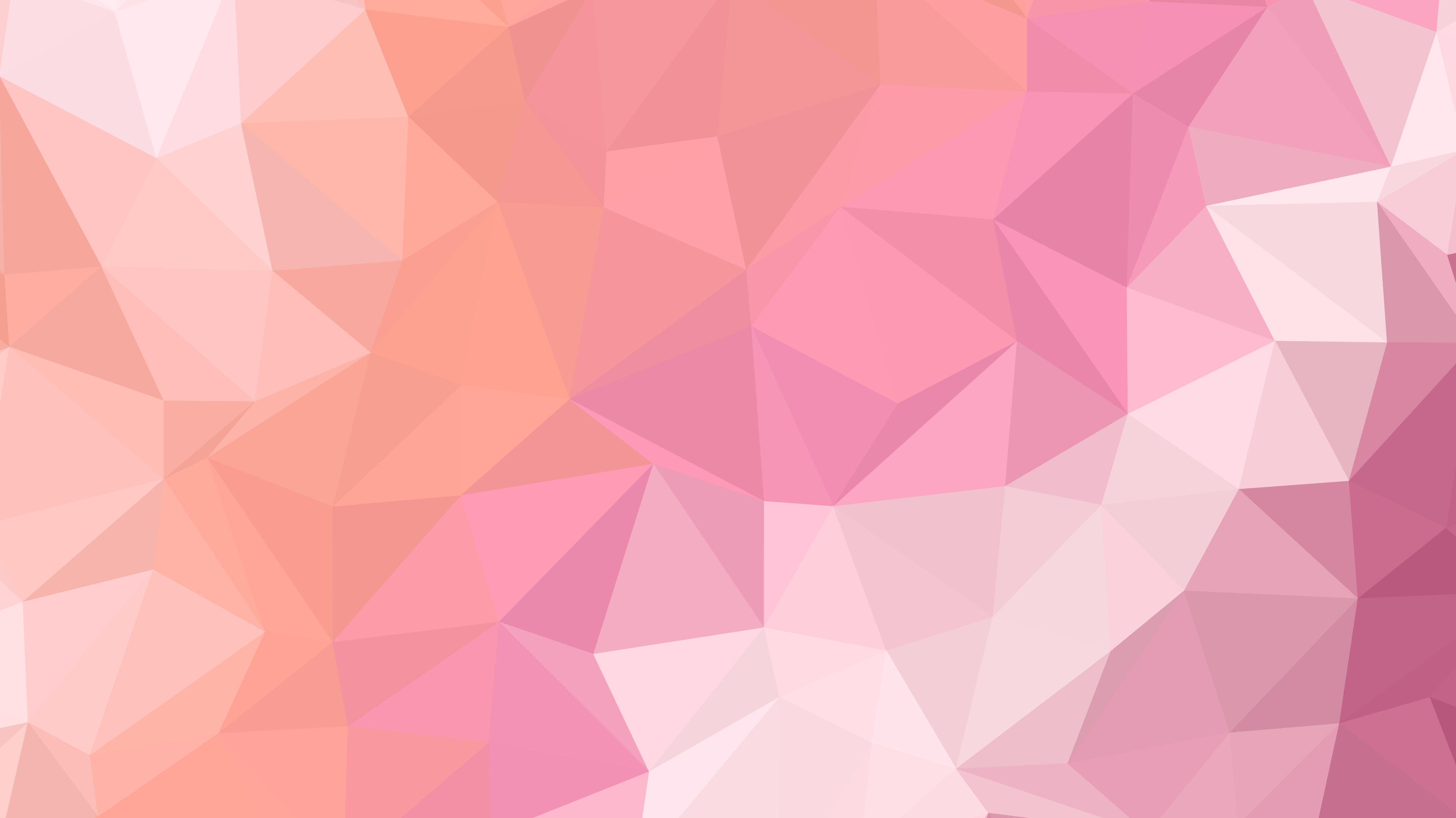 Pink Low Poly desktop wallpaper in 4K
