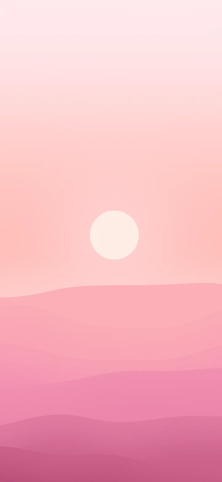 Pink Minimalist Desert Dunes wallpaper for iPhone and Android