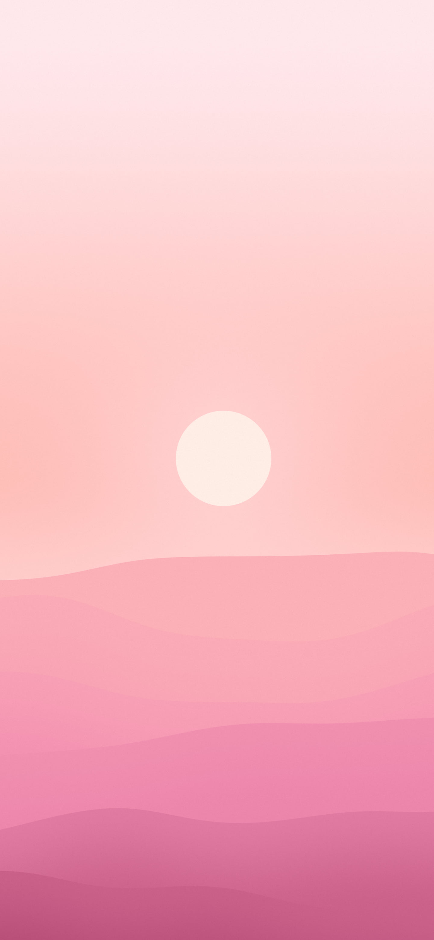 Pink Minimalist Desert Dunes wallpaper for iPhone and Android