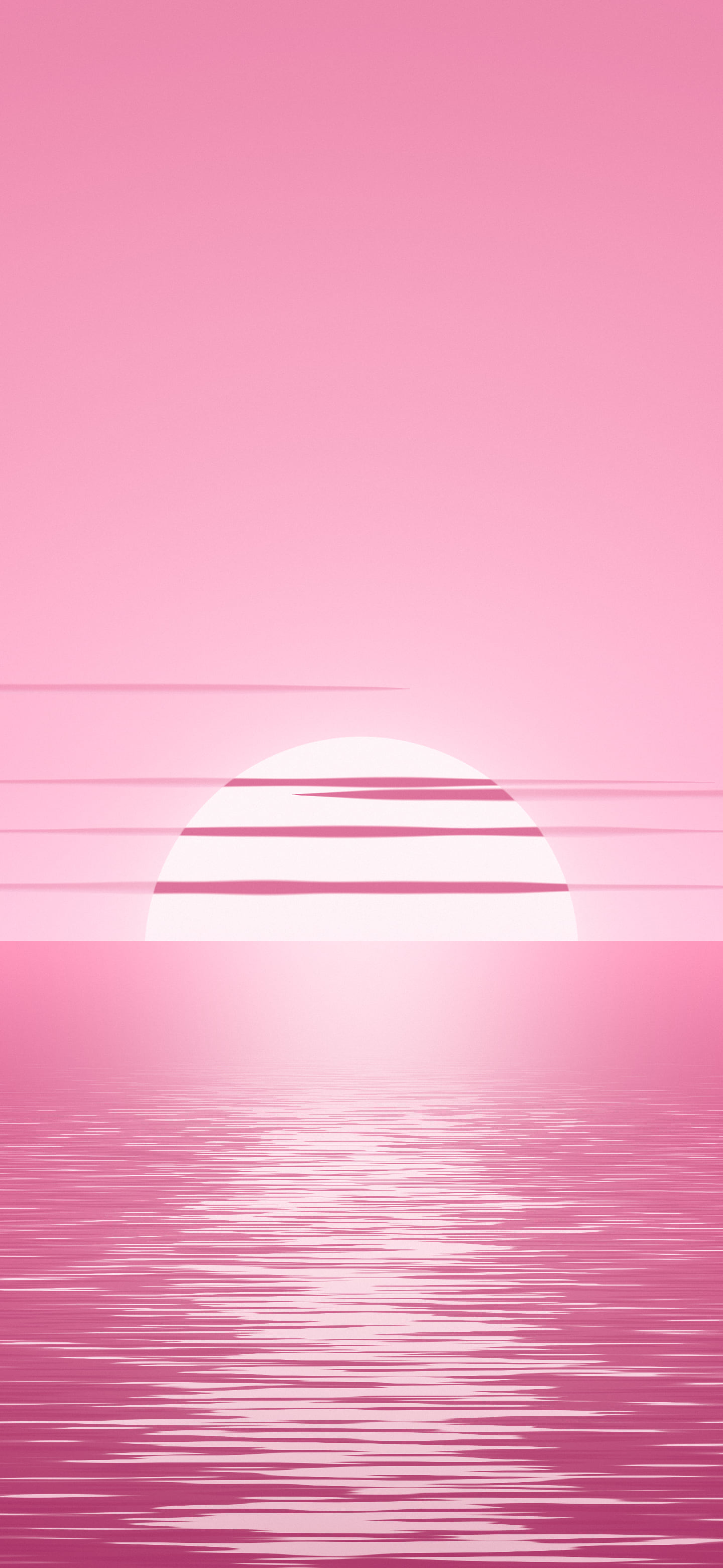 Pink Ocean Sunrise wallpaper for iPhone and Android