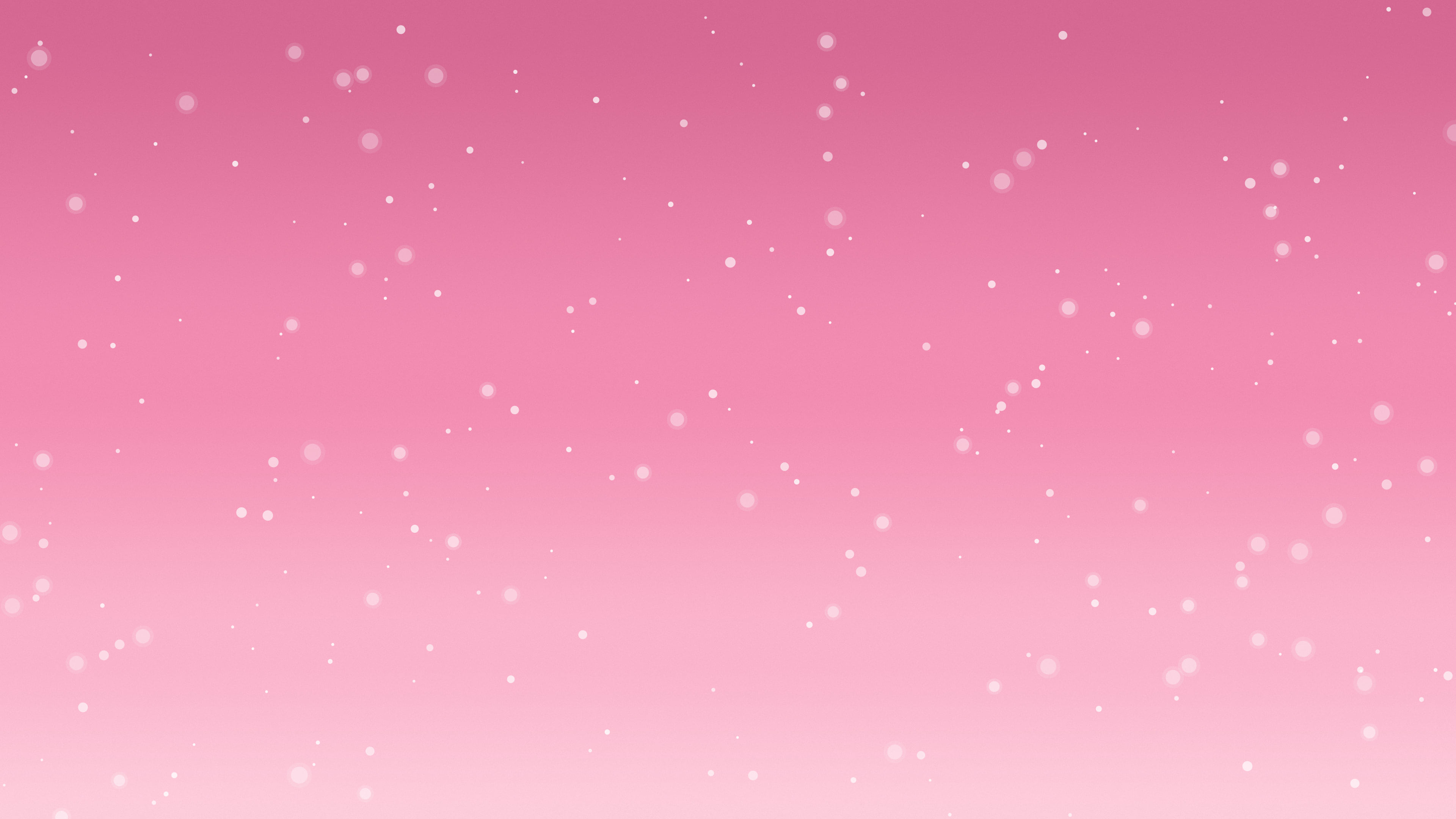 Pink Snowfall desktop wallpaper in 4K