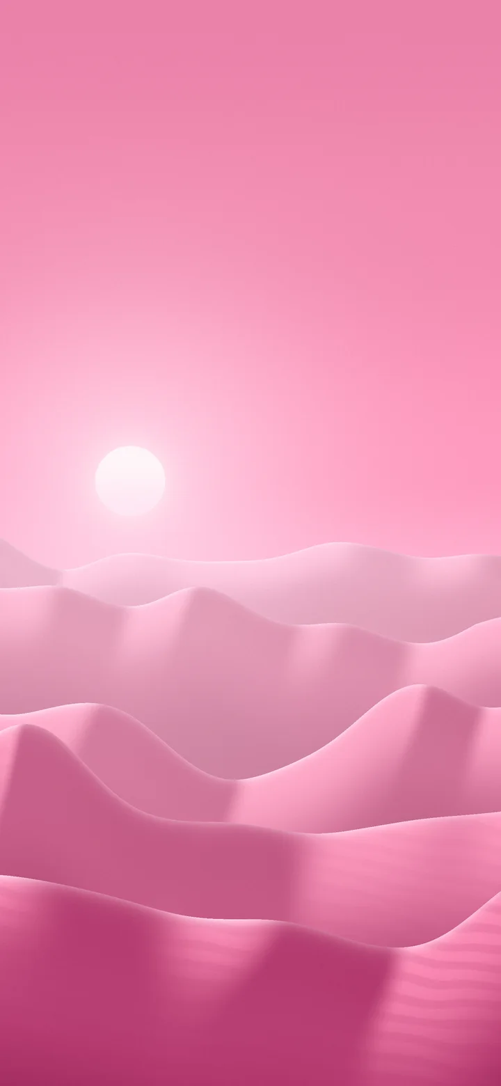 Pink Sunlit Sand Dunes wallpaper for iPhone and Android