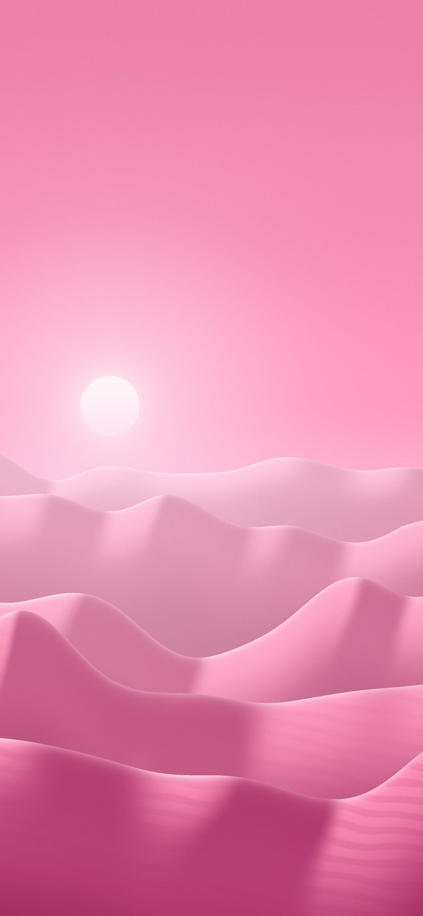 Pink Sunlit Sand Dunes wallpaper for iPhone and Android