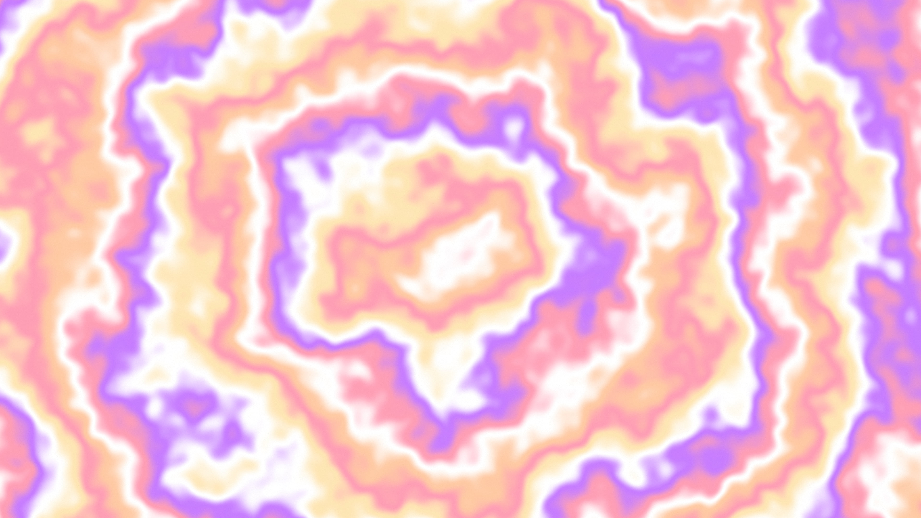 Pink Sunset Bullseye Tie Dye desktop wallpaper in 4K