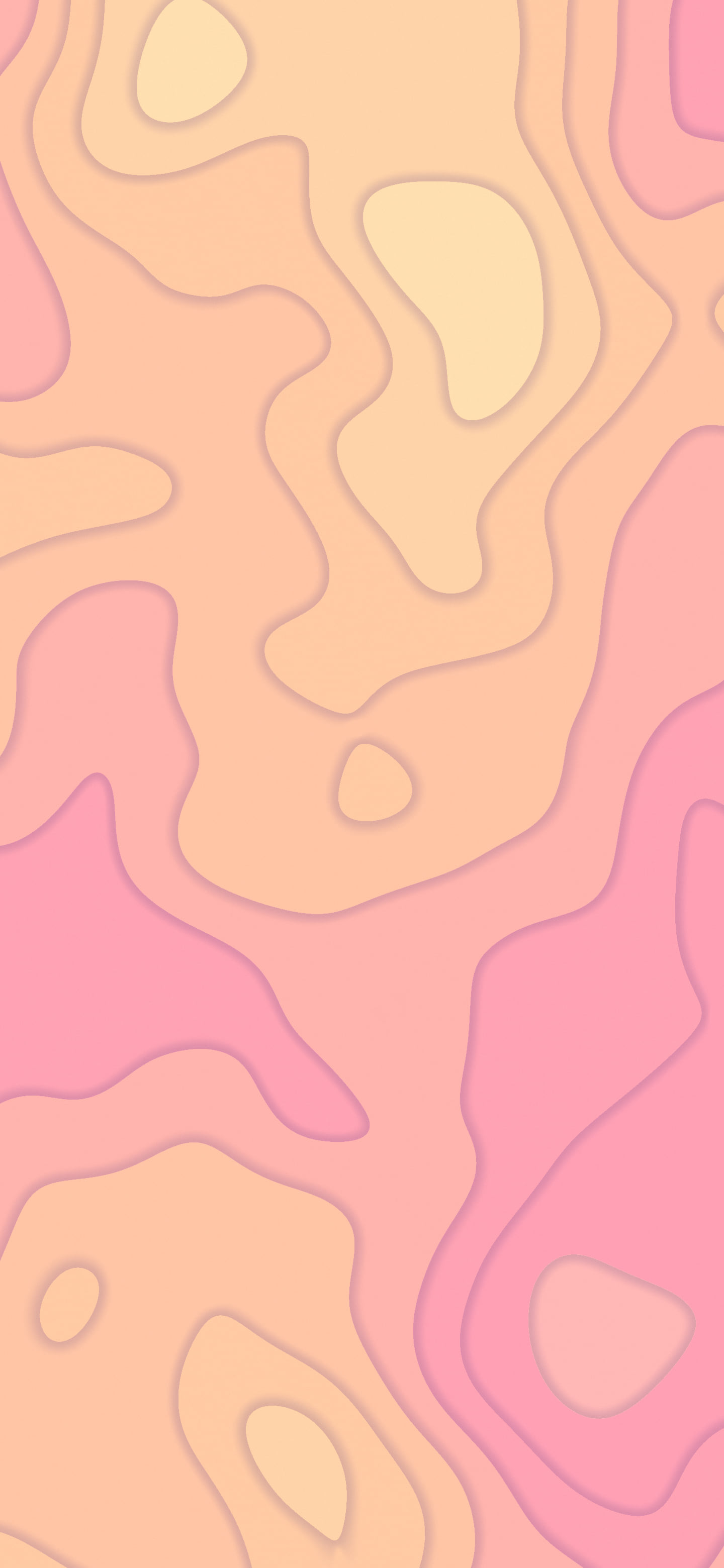 Pink Sunset Layered Topographic wallpaper for iPhone and Android