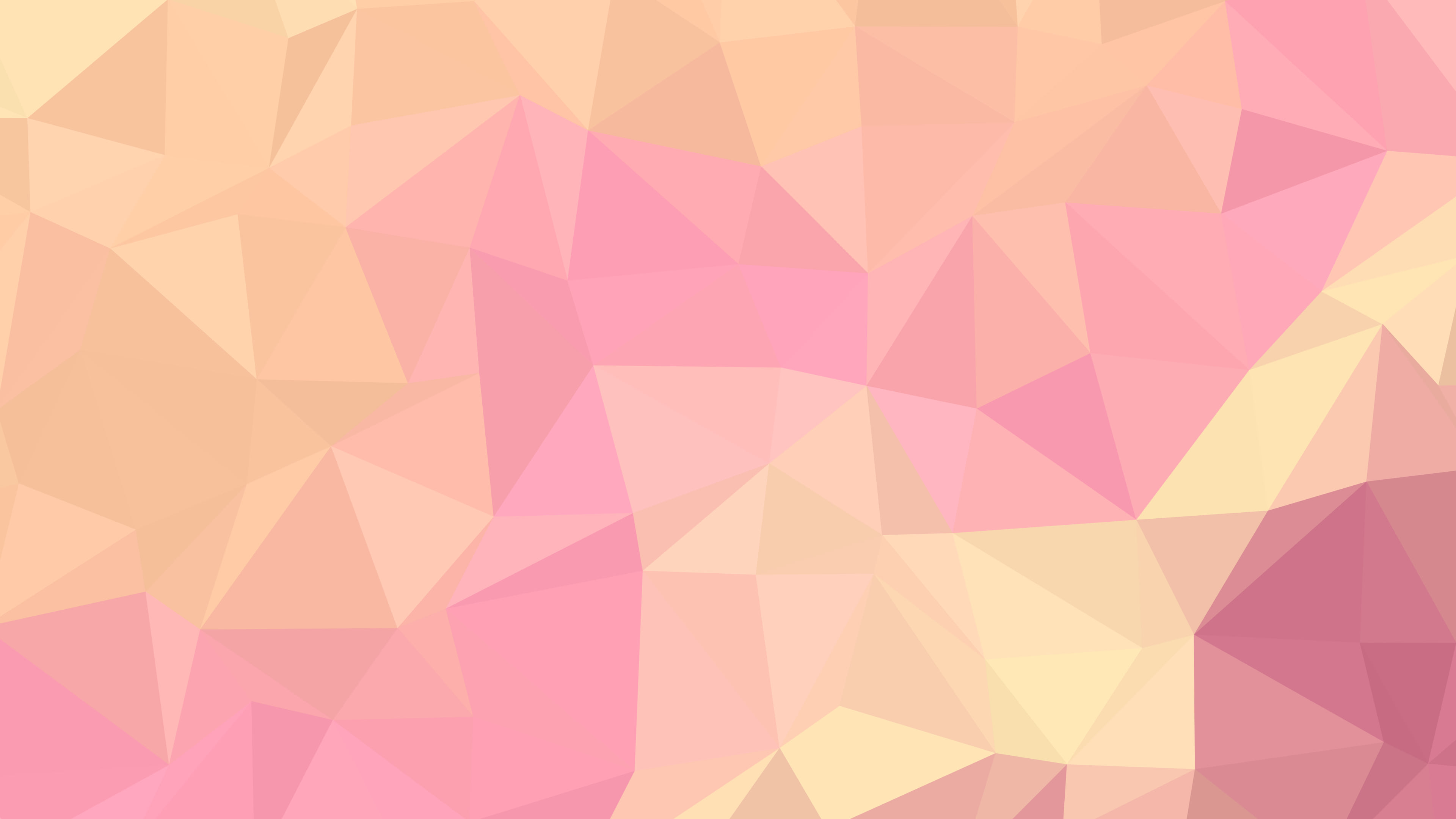 Pink Sunset Low Poly desktop wallpaper in 4K