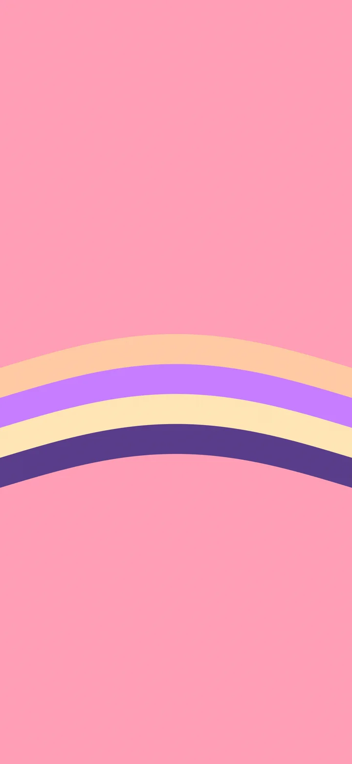 Pink Sunset Retro Stripe wallpaper for iPhone and Android