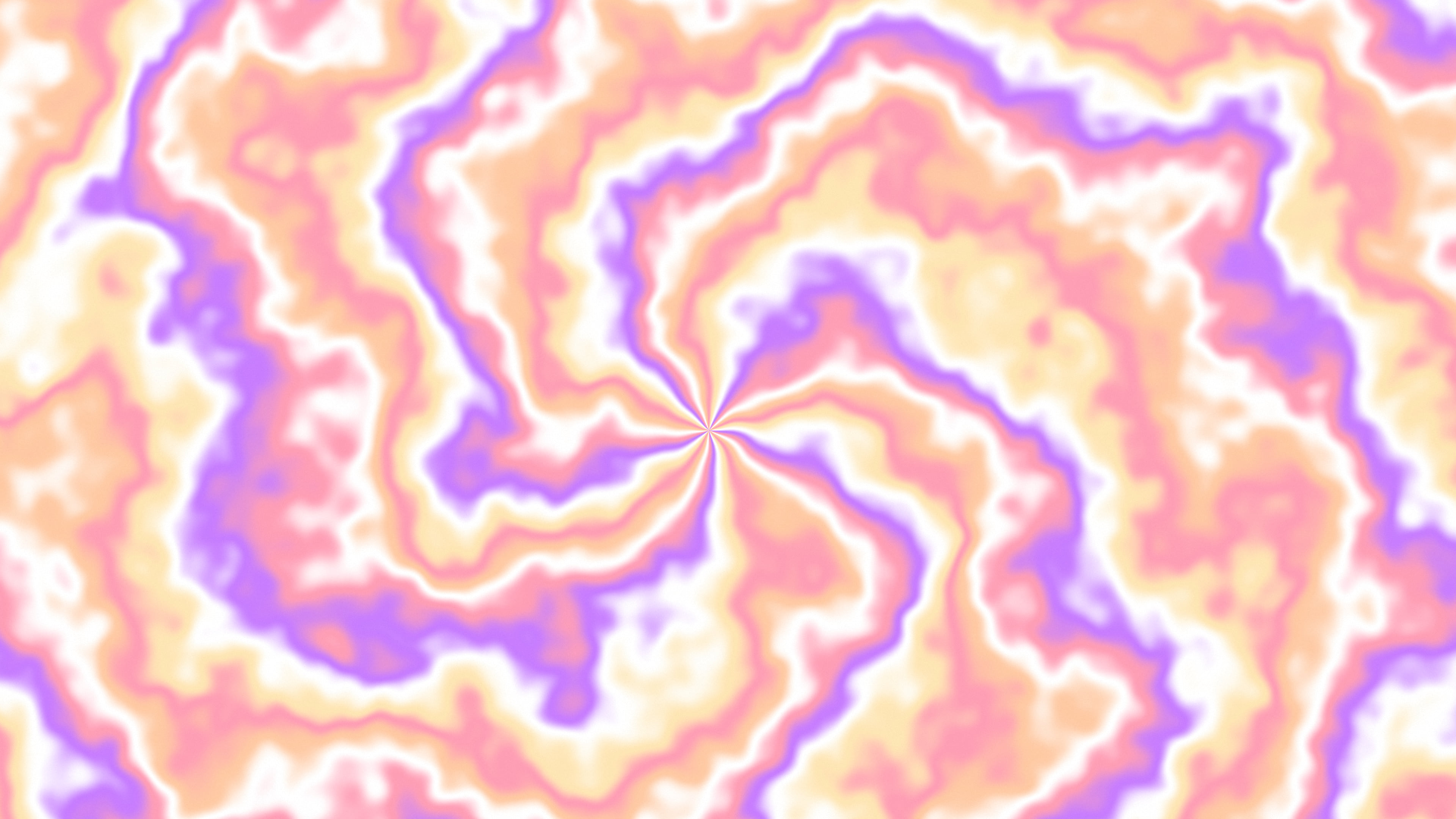 Pink Sunset Spiral Tie Dye desktop wallpaper in 4K
