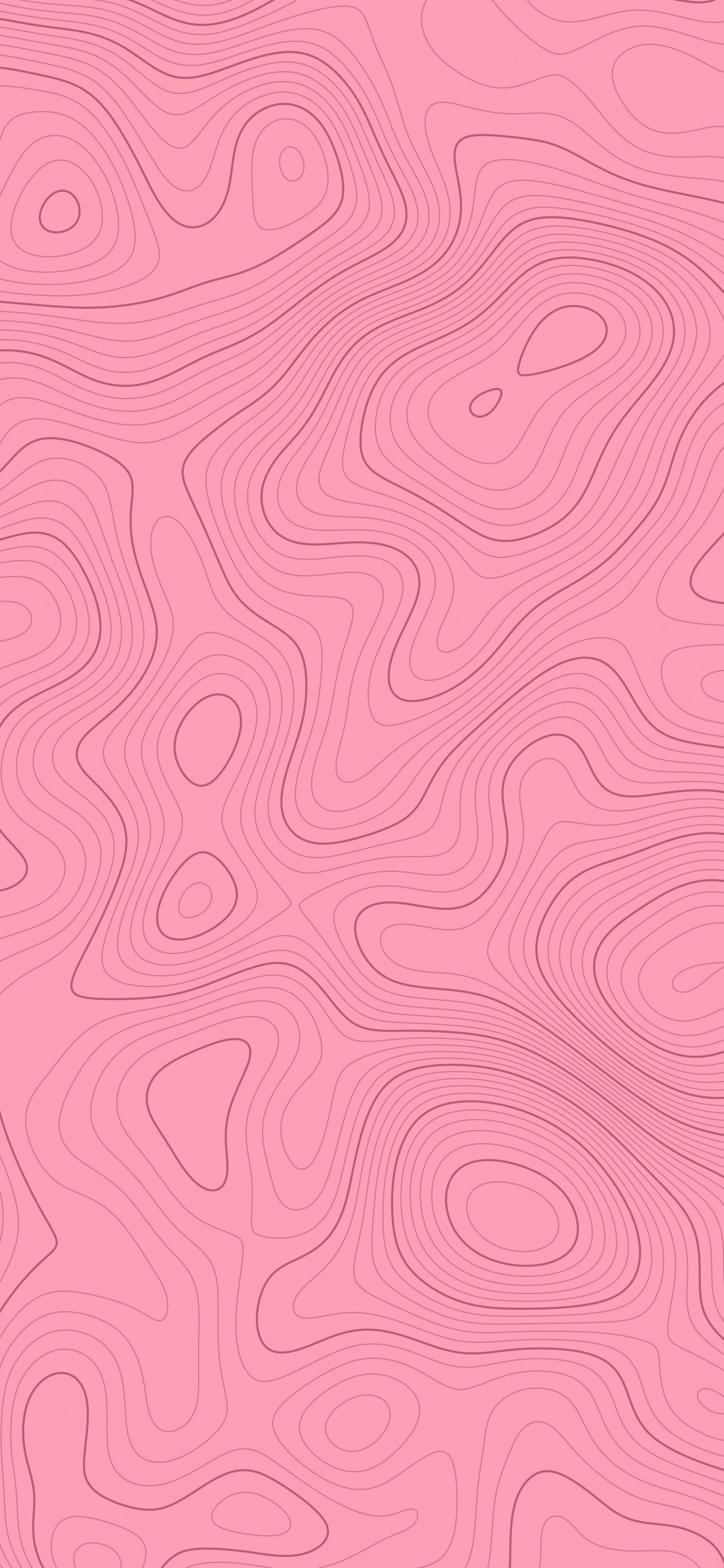 Pink Sunset Topographic Line wallpaper for iPhone and Android