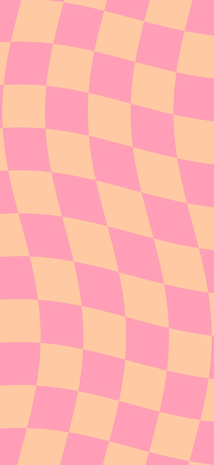 Pink Sunset Wavy Checkered wallpaper for iPhone and Android