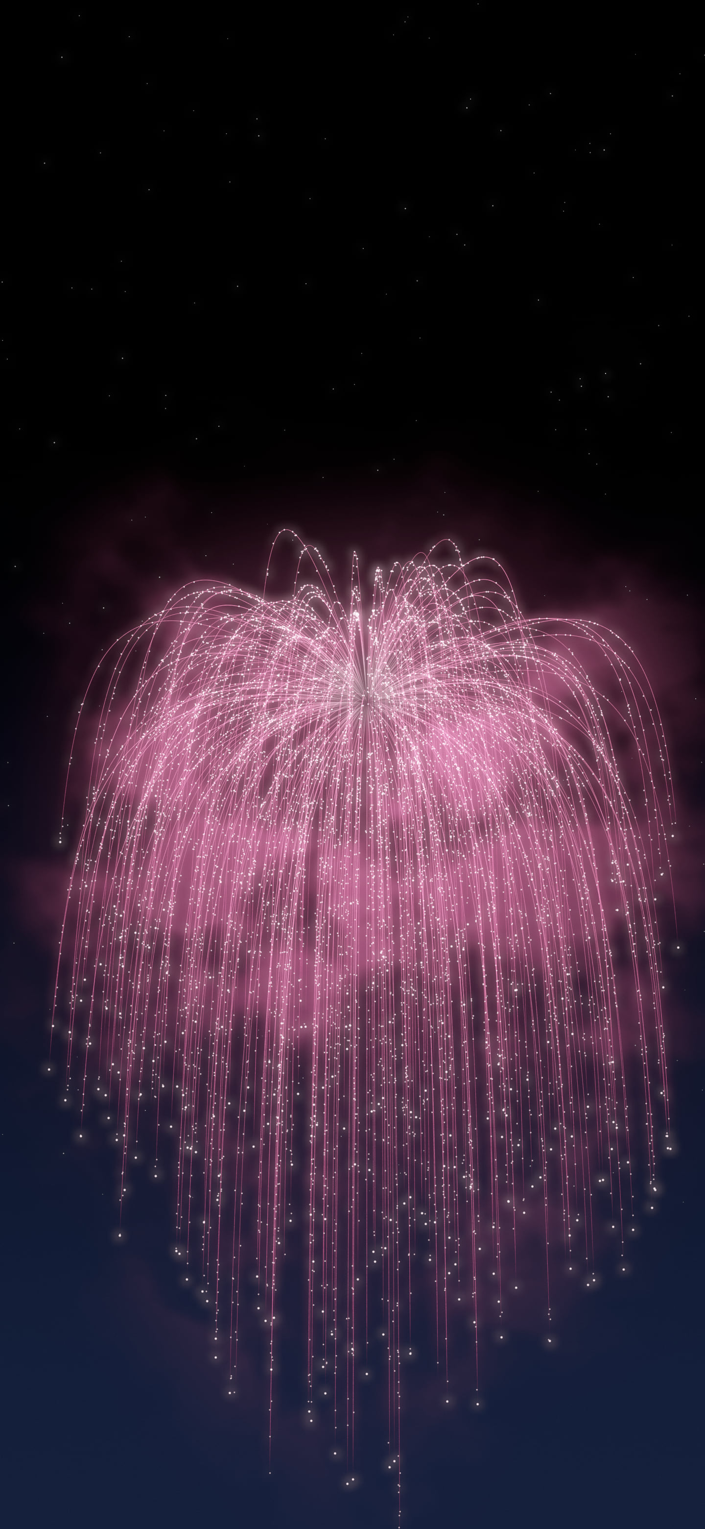 Pink Willow Fireworks wallpaper for iPhone and Android
