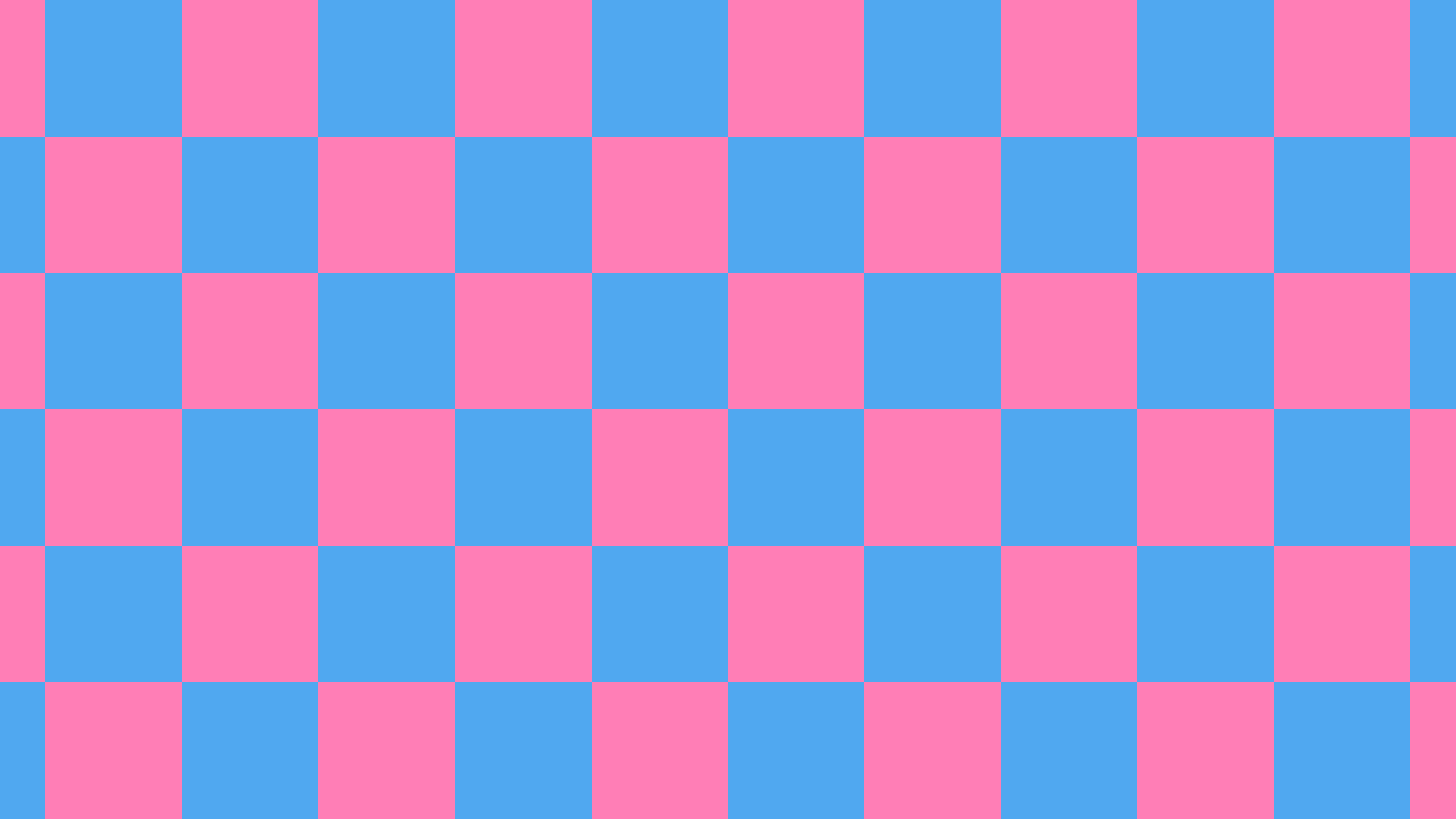 Preppy Blue and Pink Checkered desktop wallpaper in 4K