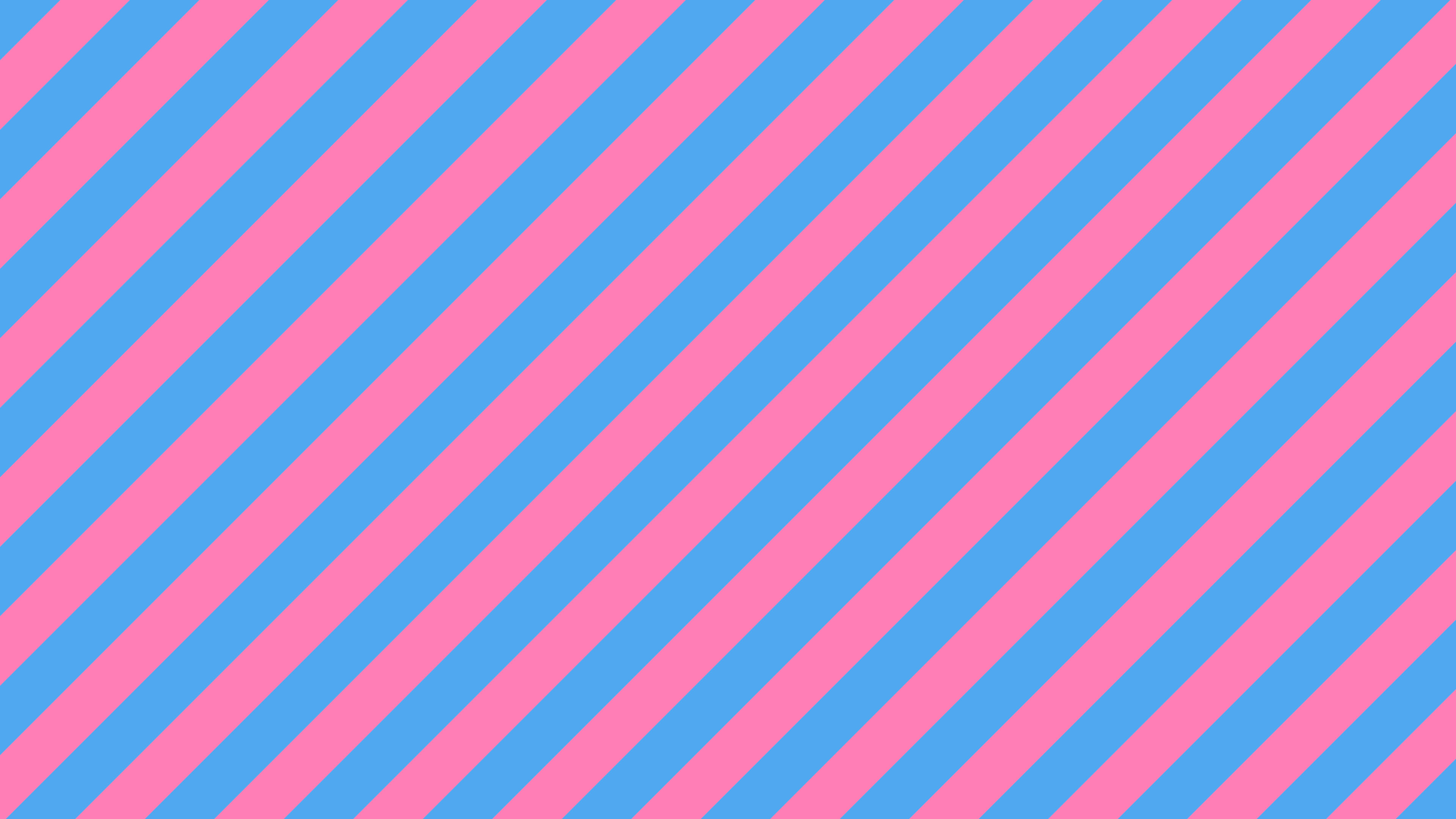 Preppy Blue and Pink Diagonal Striped desktop wallpaper in 4K