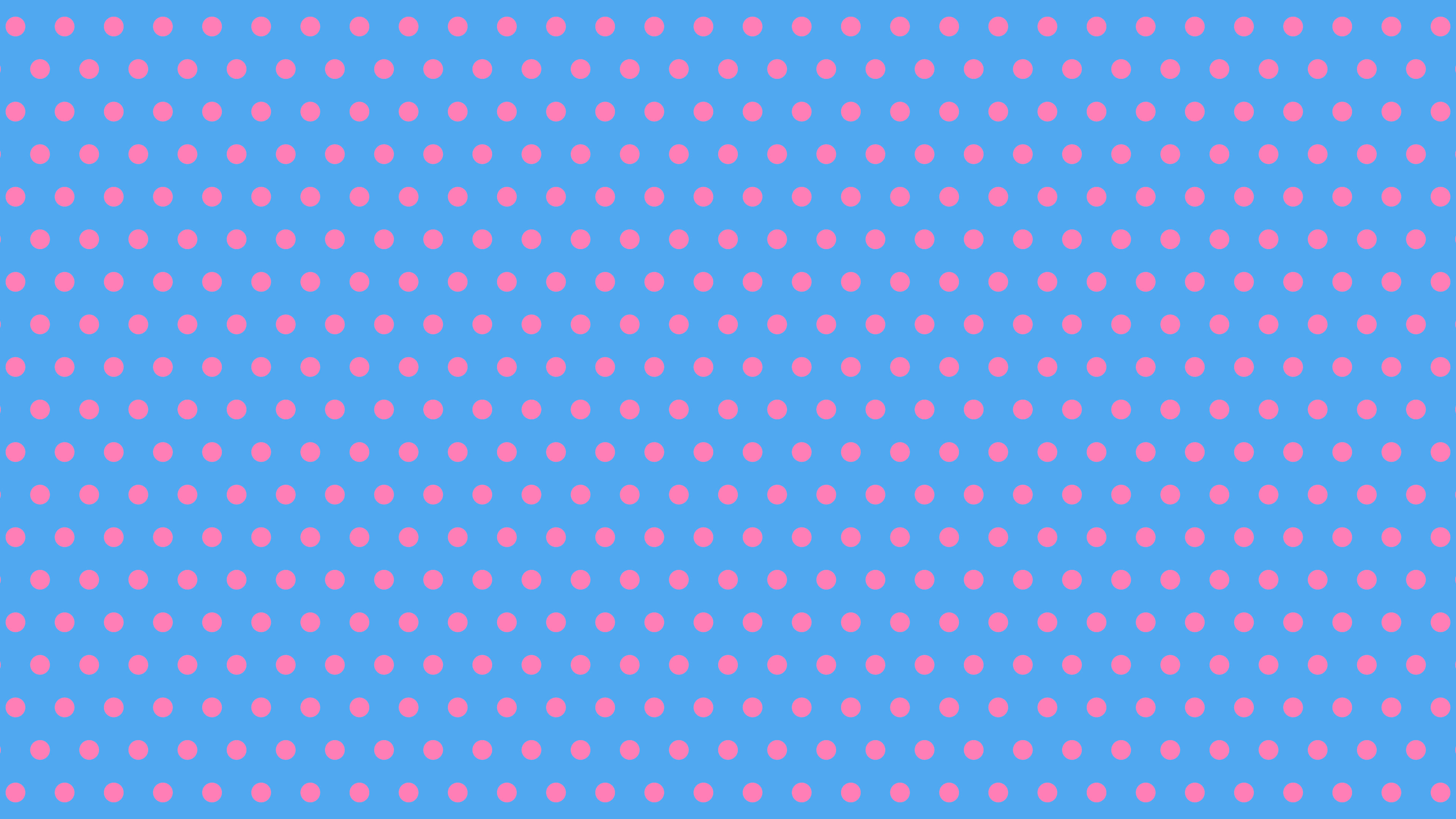 Preppy Blue and Pink Mini Polka Dot desktop wallpaper in 4K
