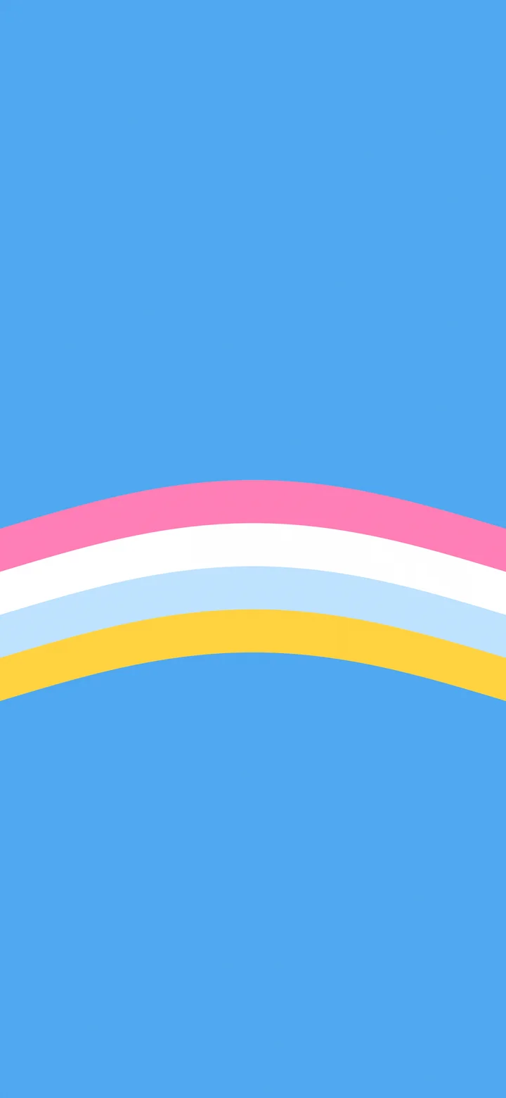 Preppy Blue and Pink Retro Stripe wallpaper for iPhone and Android
