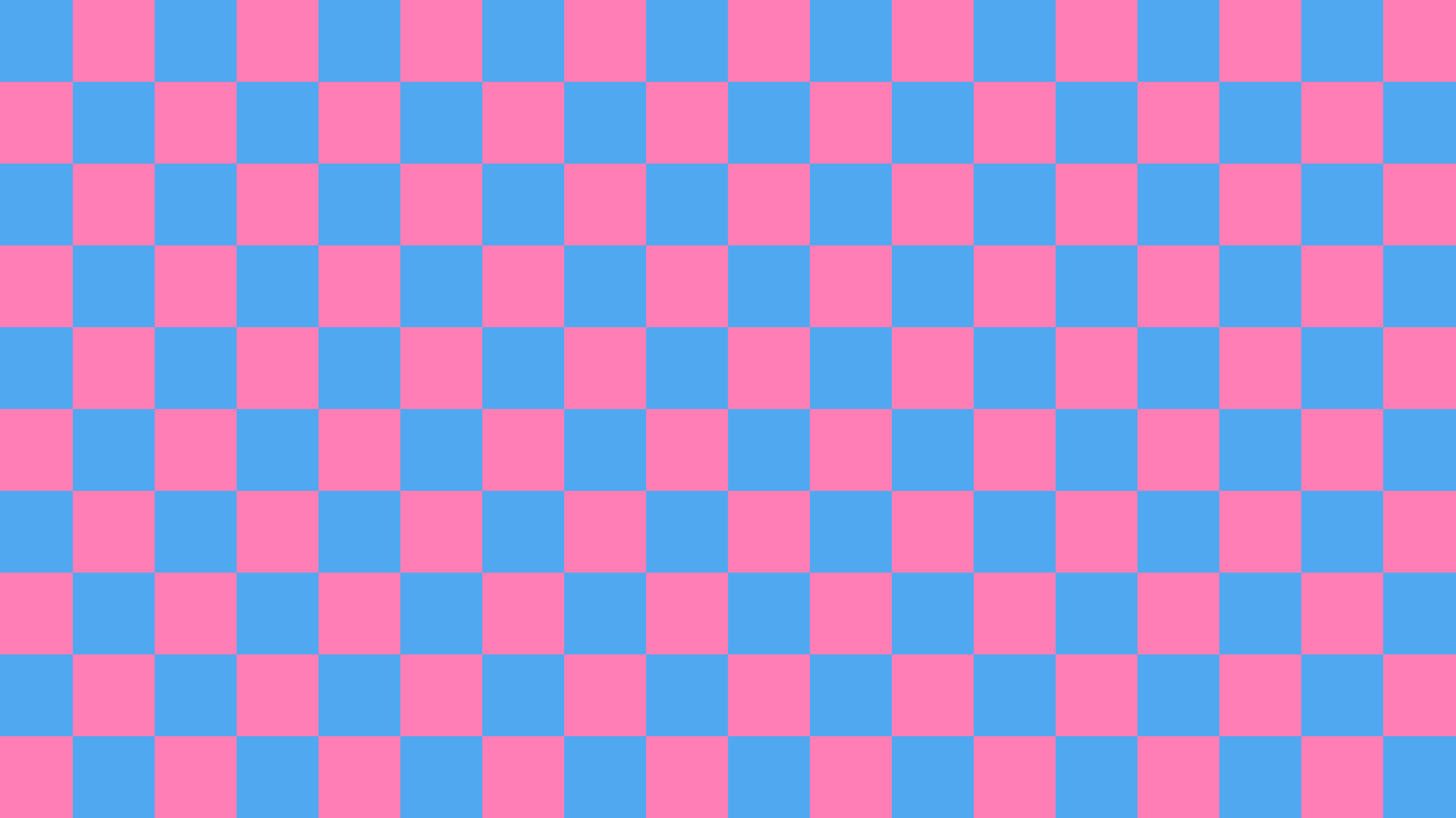 Preppy Blue and Pink Small Checkered desktop wallpaper in 4K