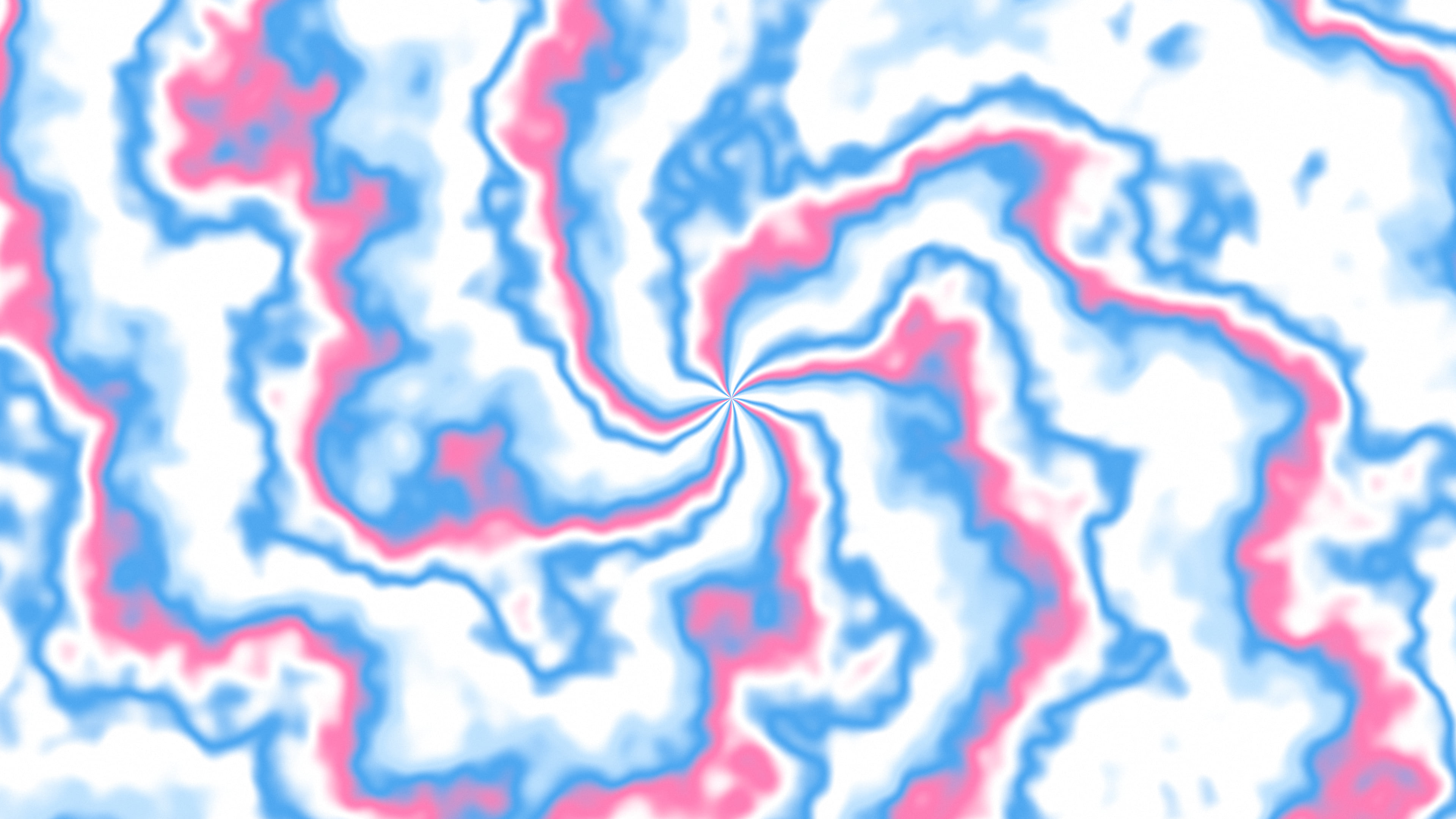 Preppy Blue and Pink Spiral Tie Dye desktop wallpaper in 4K