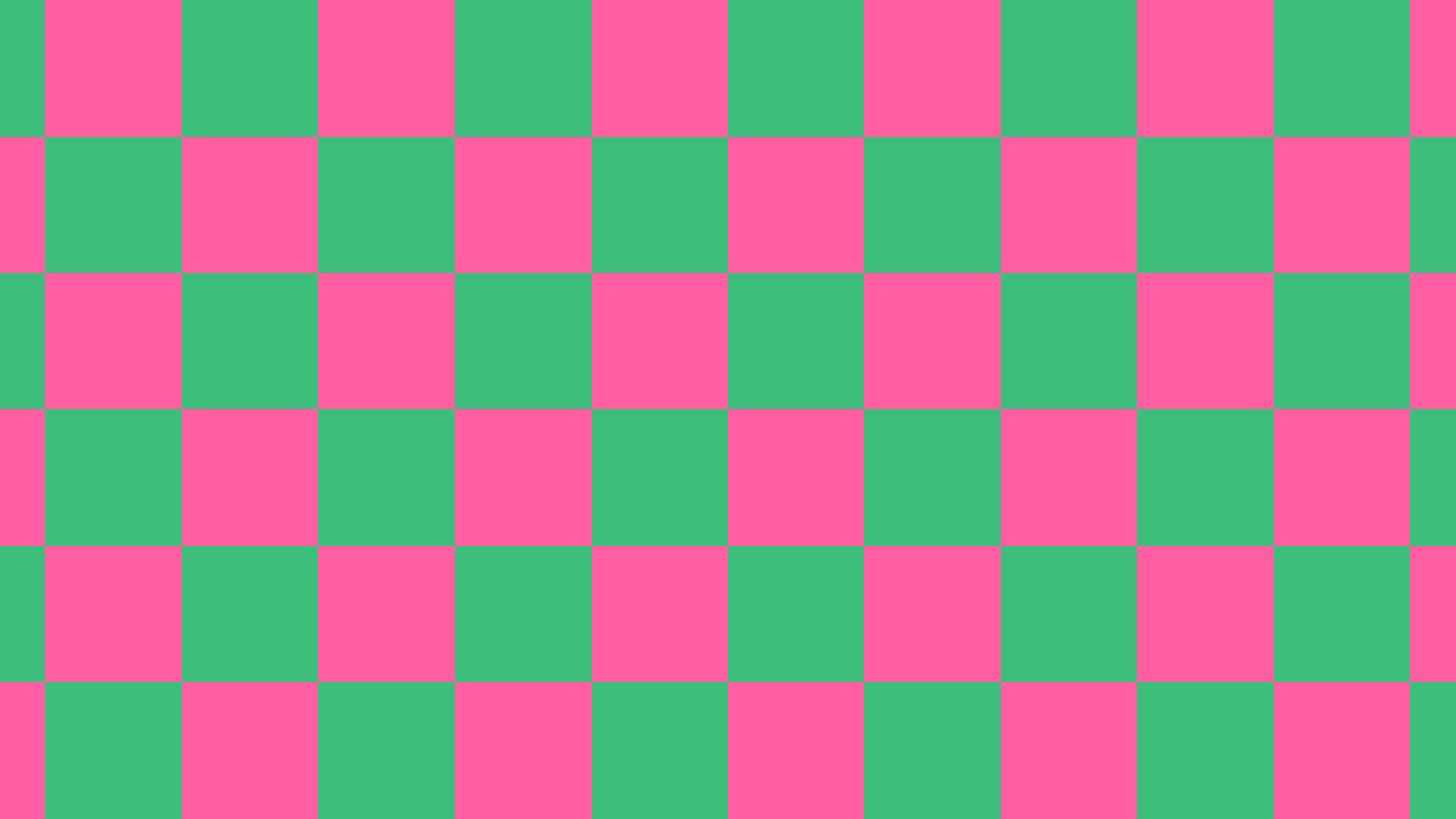 Preppy Pink and Green Checkered desktop wallpaper in 4K