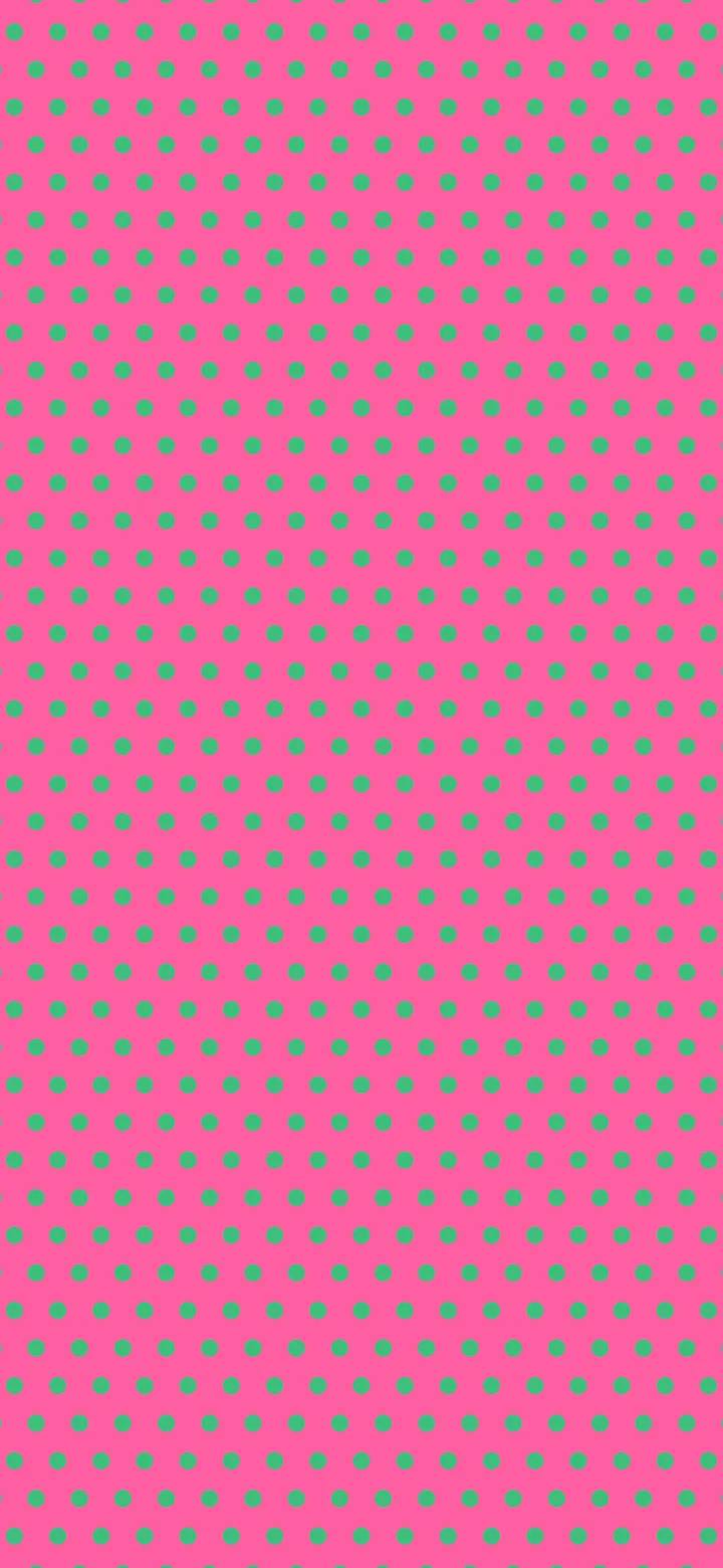 Preppy Pink and Green Mini Polka Dot wallpaper for iPhone and Android