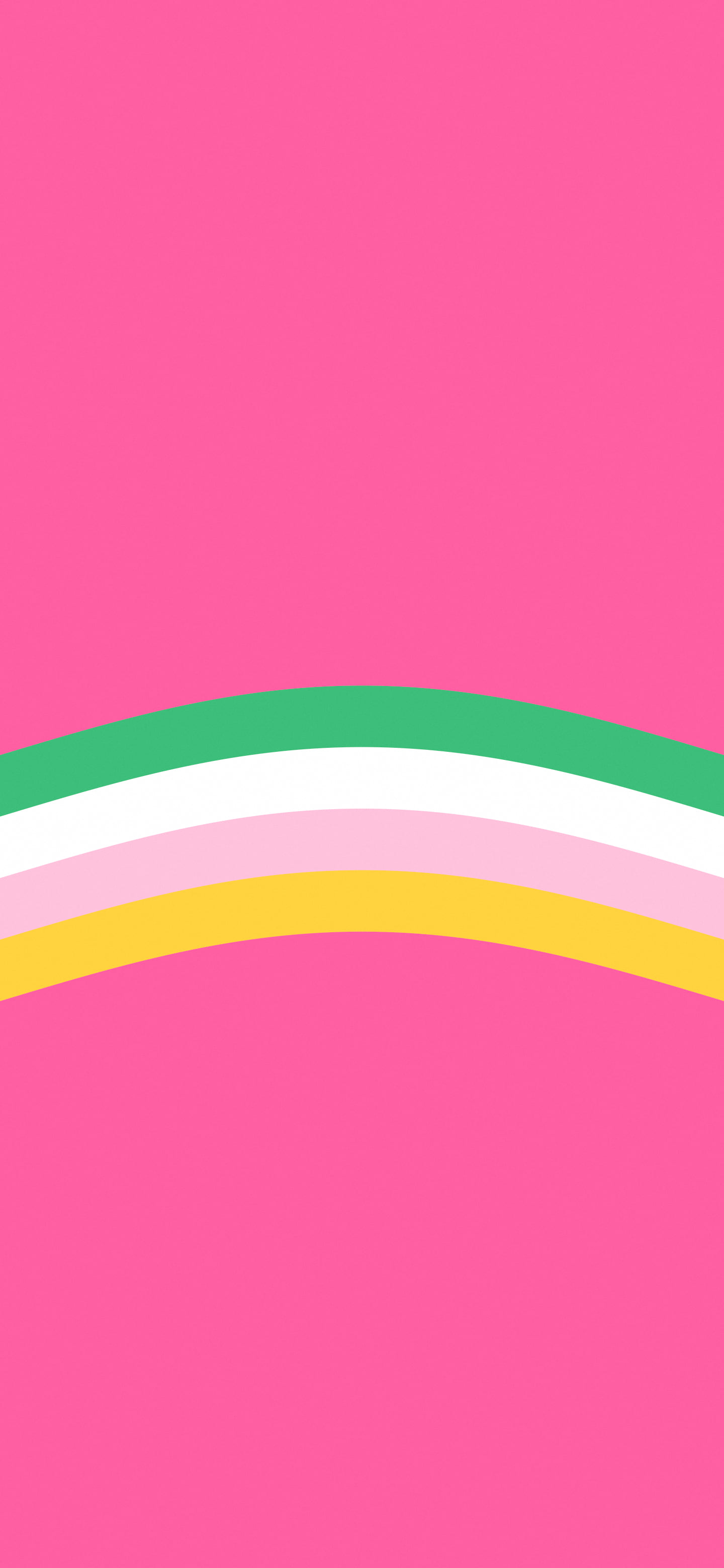 Preppy Pink and Green Retro Stripe wallpaper for iPhone and Android