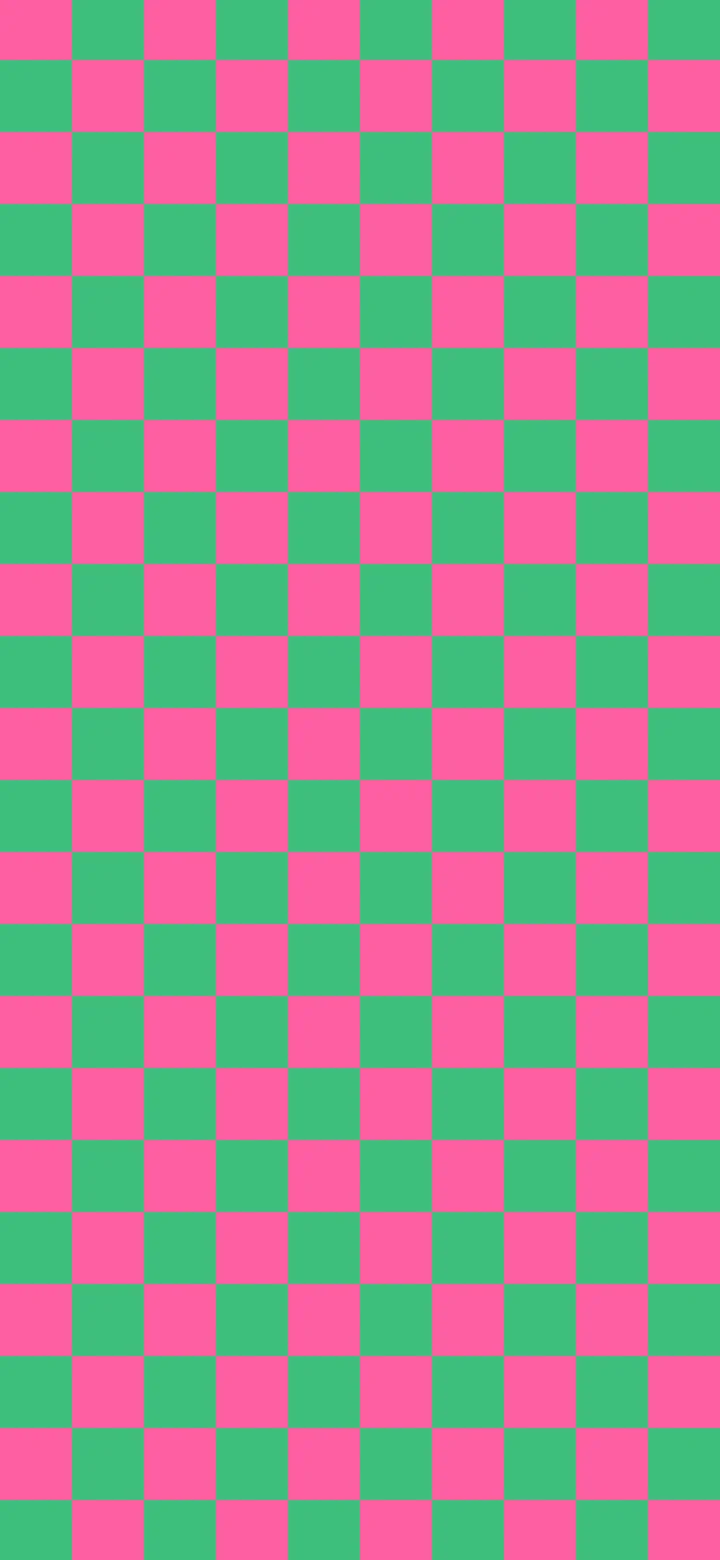 Preppy Pink and Green Small Checkered wallpaper for iPhone and Android