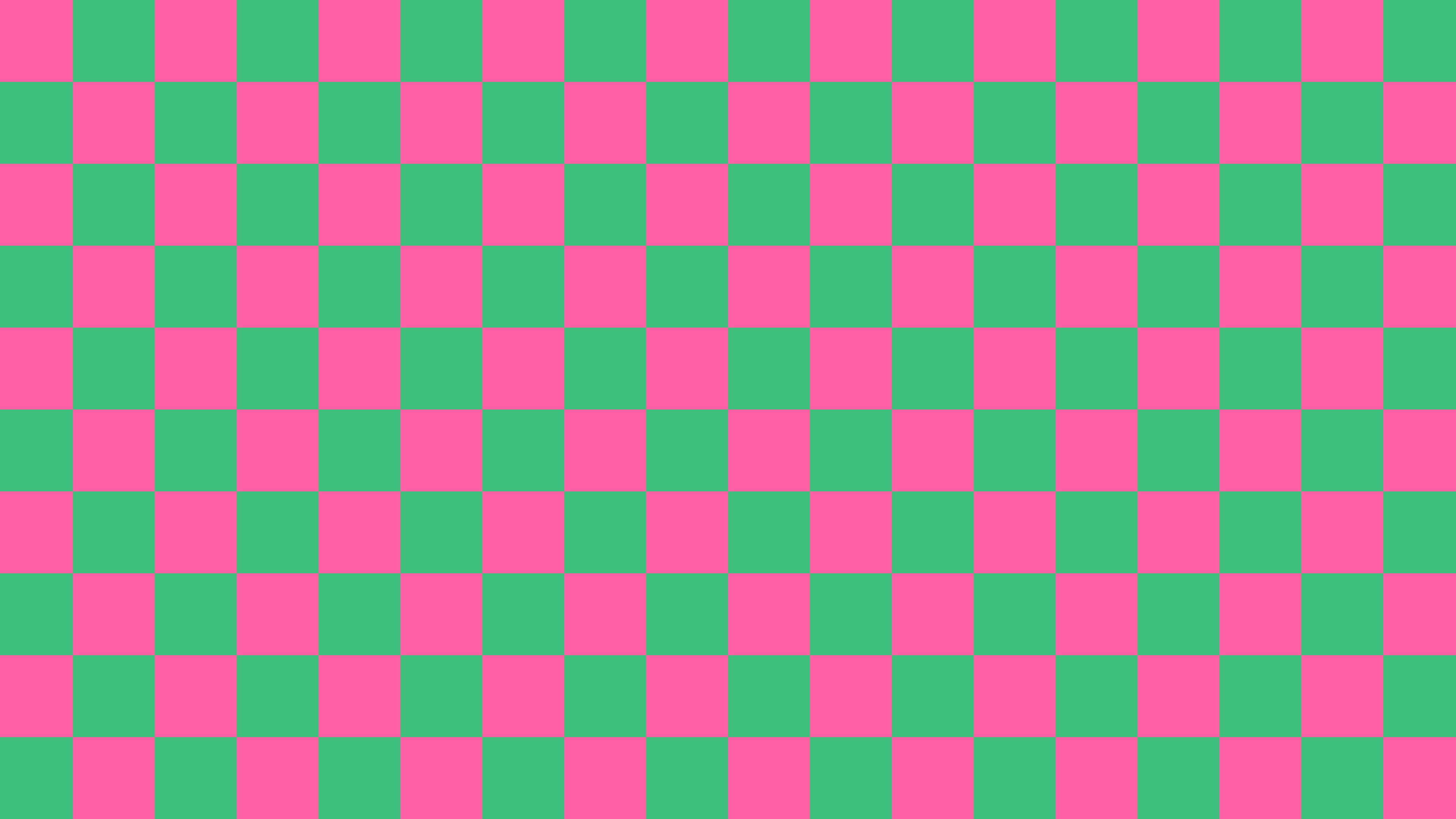 Preppy Pink and Green Small Checkered desktop wallpaper in 4K