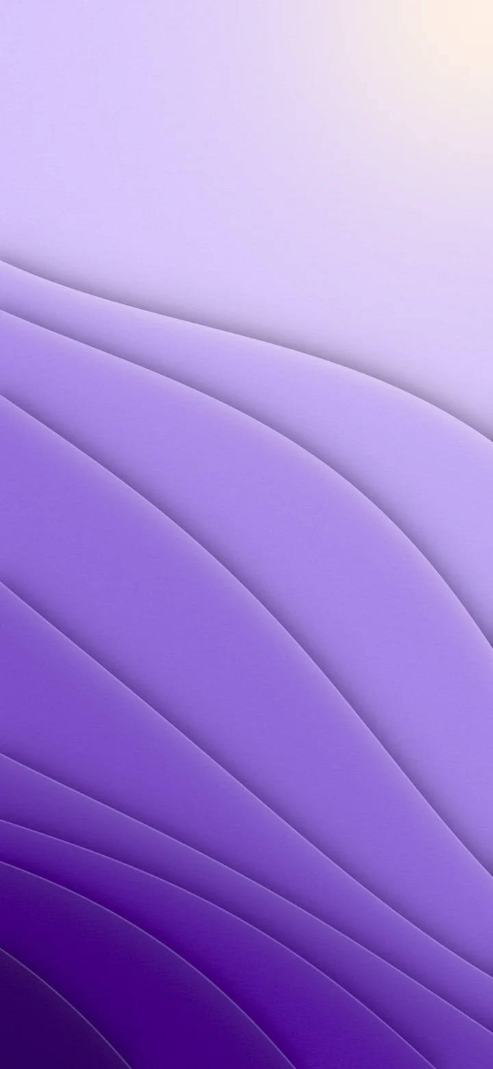 Purple 3D Paper Cut Abstract Curves wallpaper for iPhone and Android