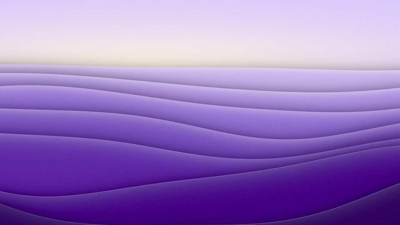 Purple 3D Paper Cut Abstract Layers desktop wallpaper in 4K