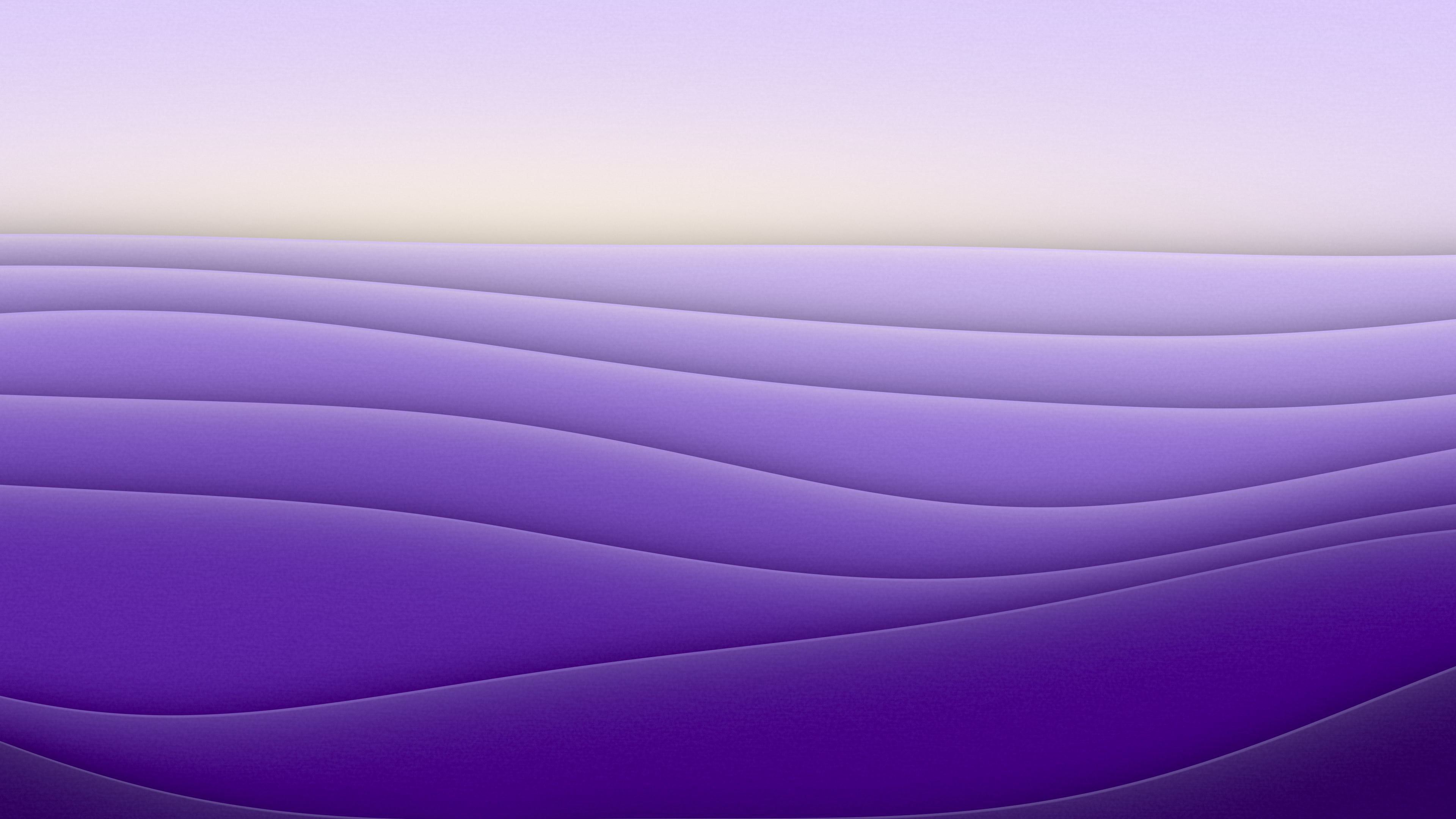 Purple 3D Paper Cut Abstract Layers desktop wallpaper in 4K