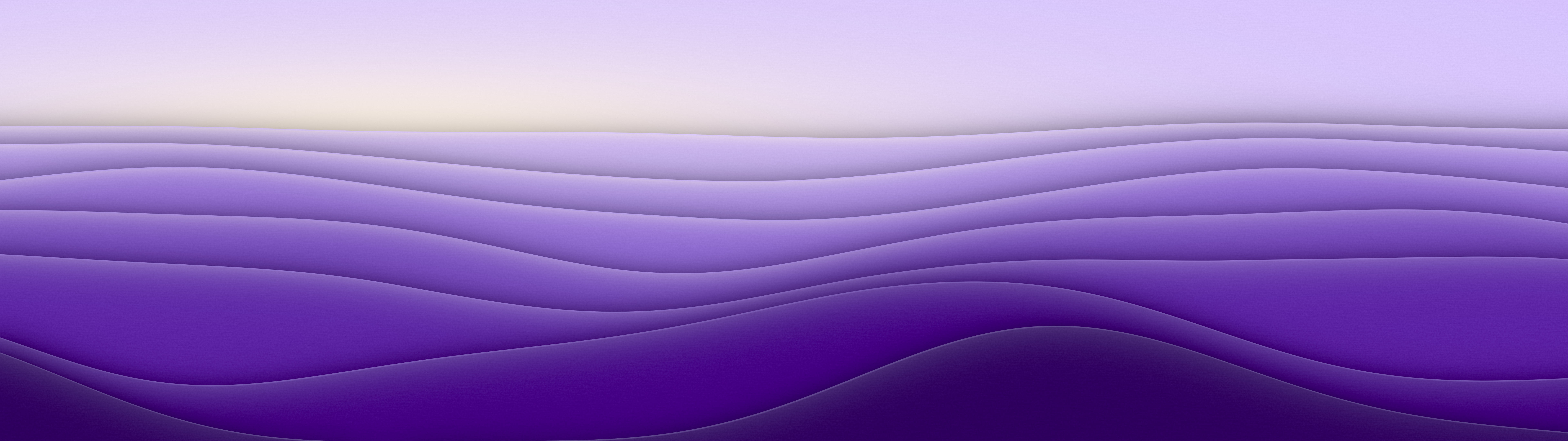 Purple 3D Paper Cut Abstract Layers dual monitor wallpaper, 7680 × 2160