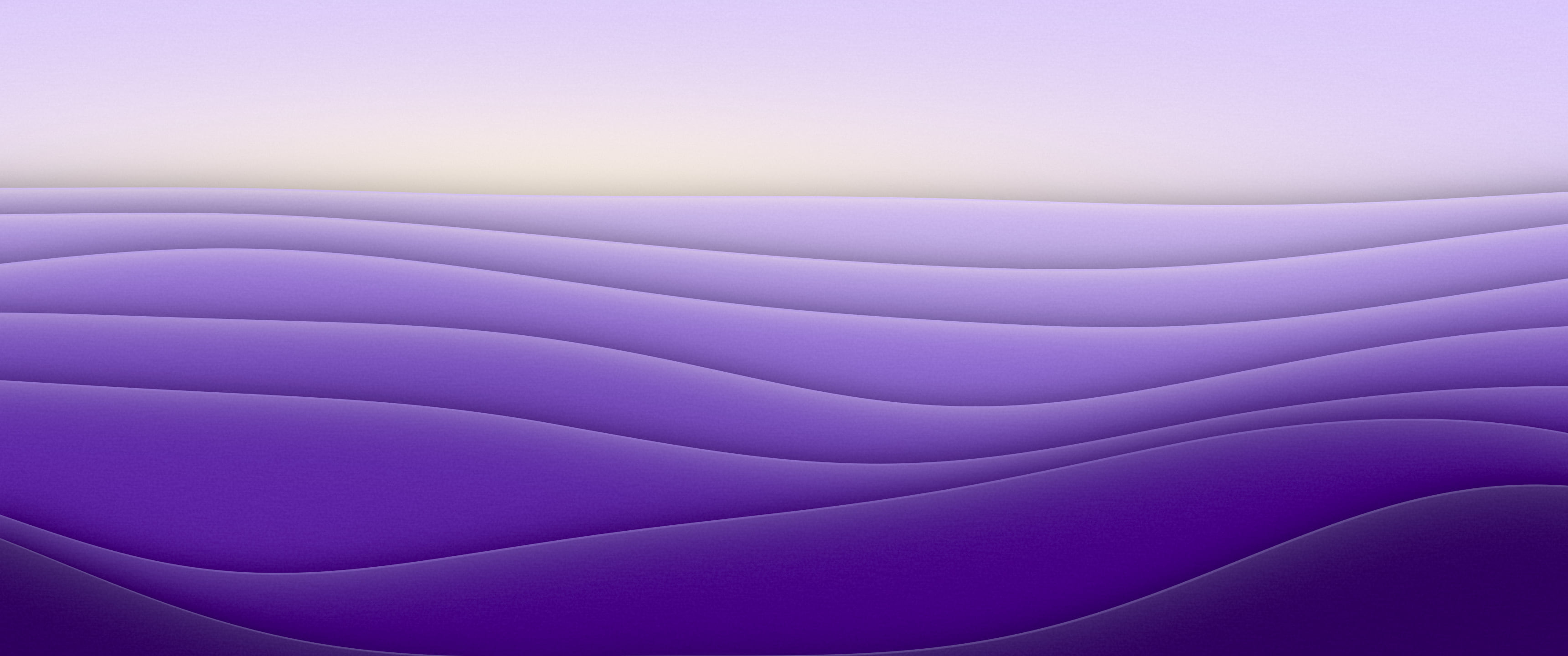 Purple 3D Paper Cut Abstract Layers ultrawide wallpaper, 3440 × 1440