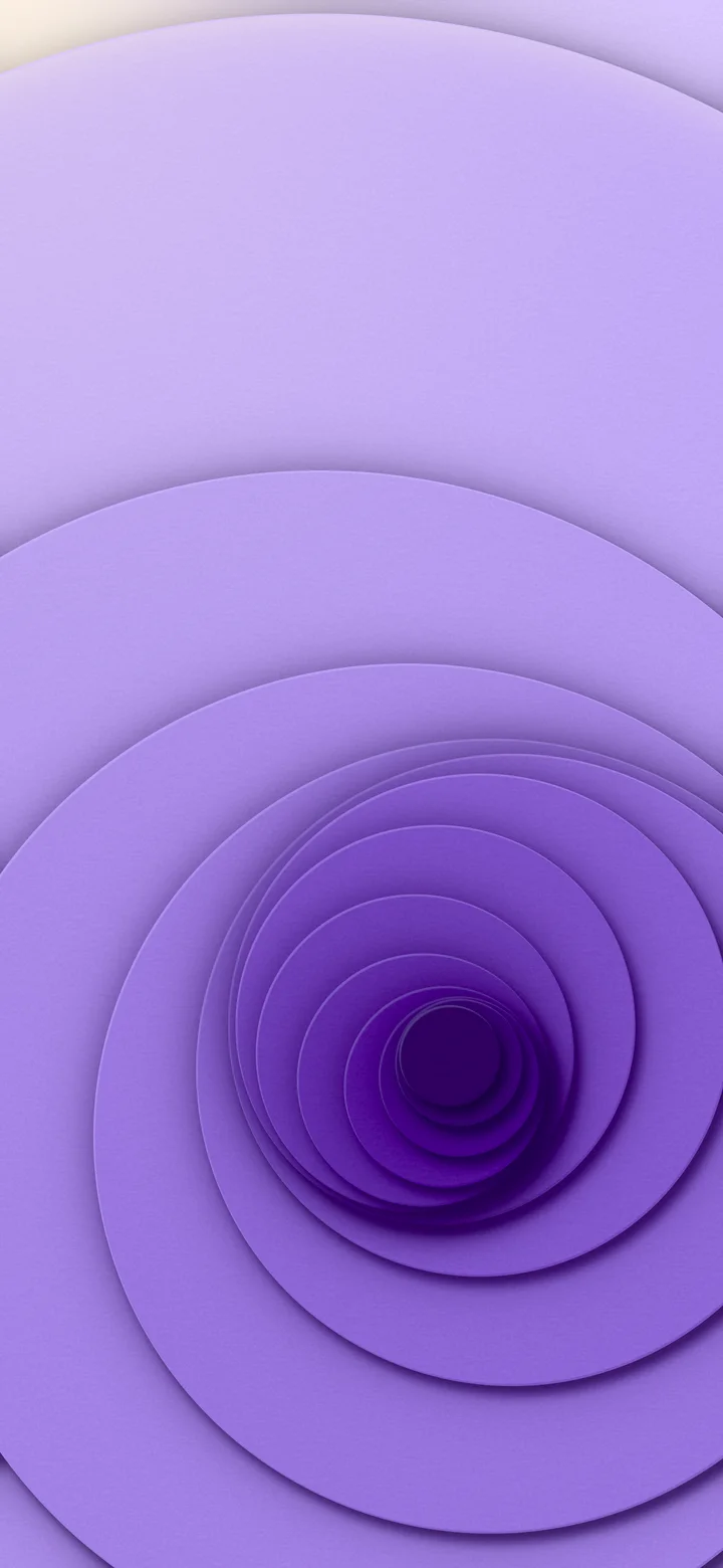 Purple 3D Paper Cut Abstract Whirl wallpaper for iPhone and Android