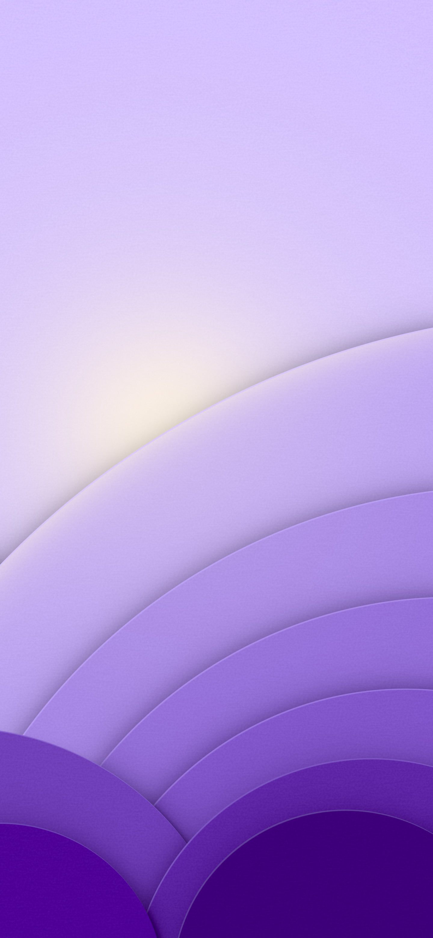 Purple 3D Paper Cut Geometric Circles wallpaper for iPhone and Android