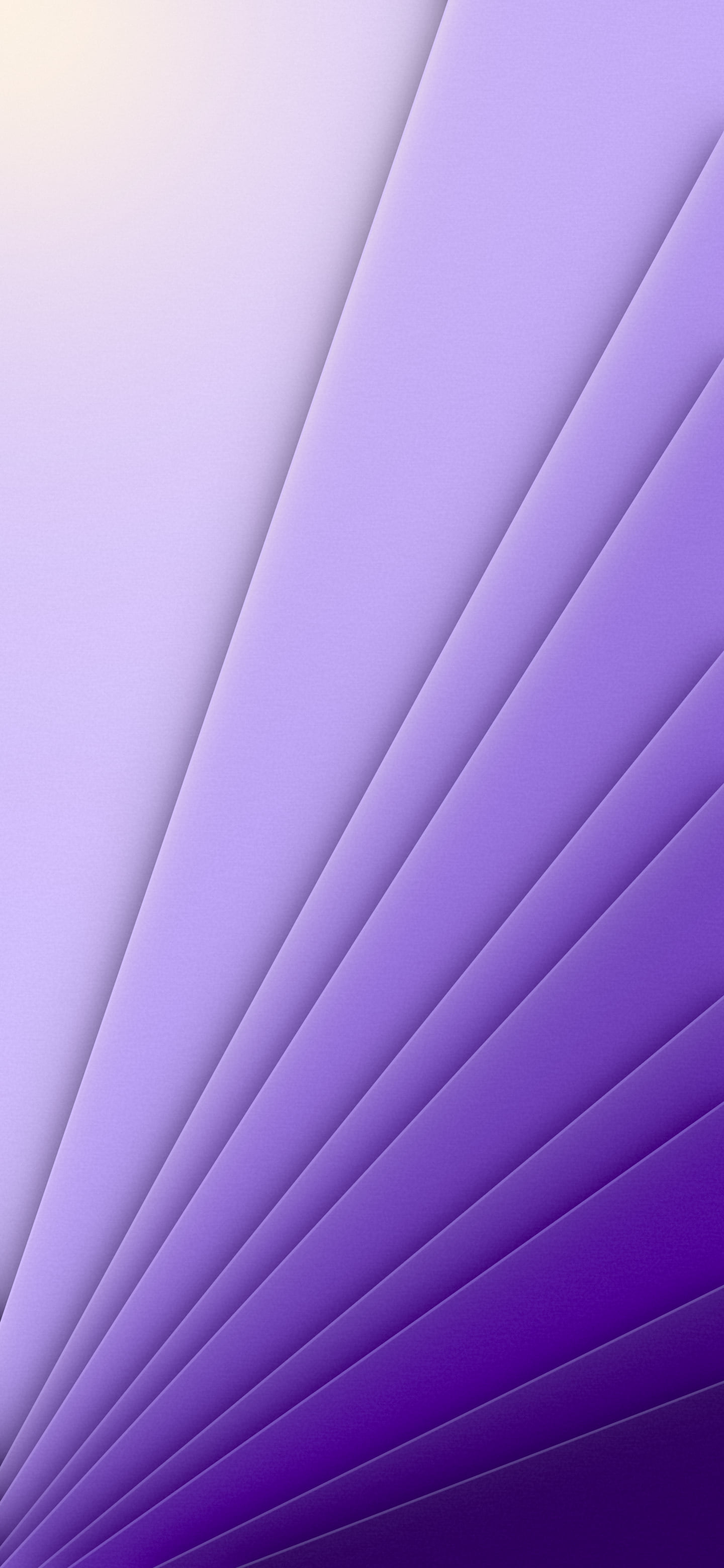 Purple 3D Paper Cut Geometric Fan wallpaper for iPhone and Android