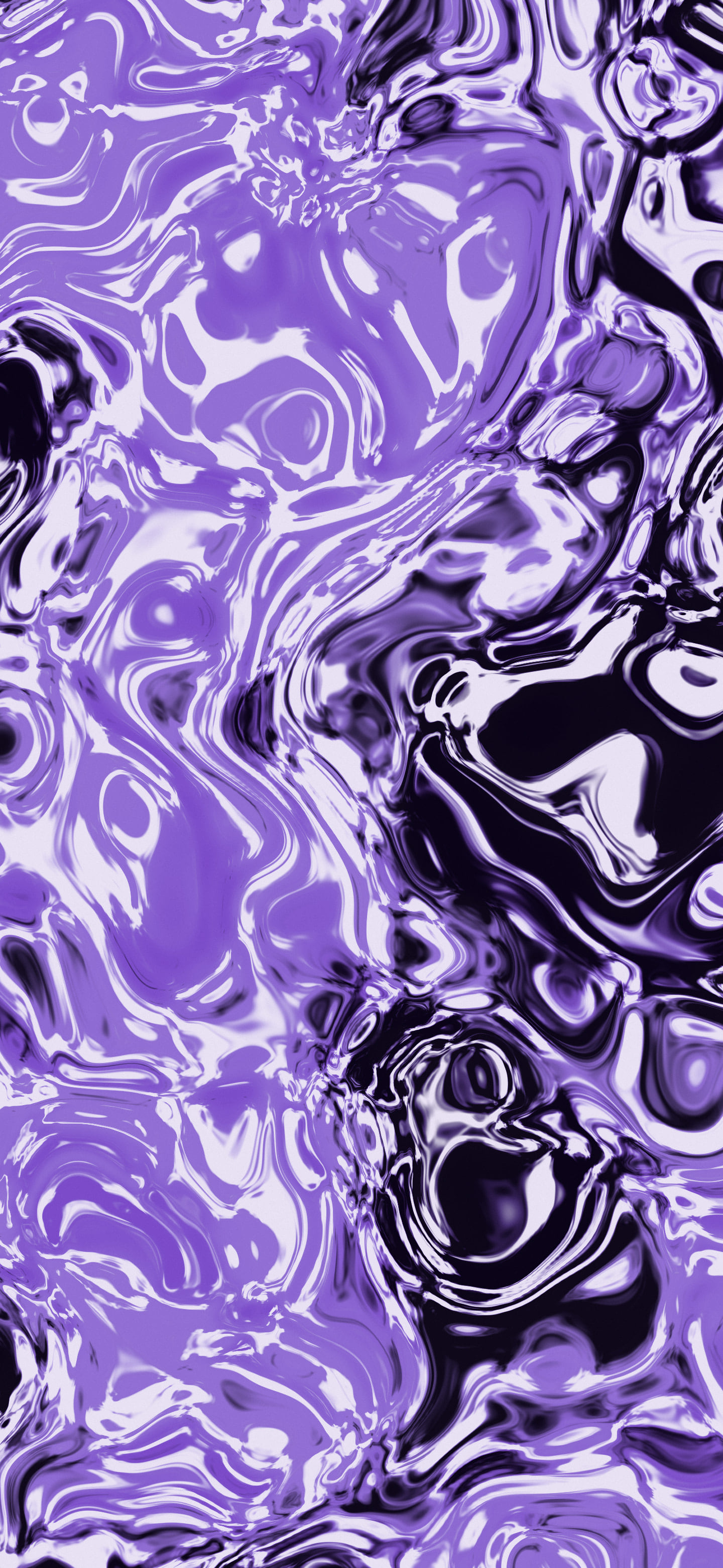 Purple and Black Liquid Marble wallpaper for iPhone and Android