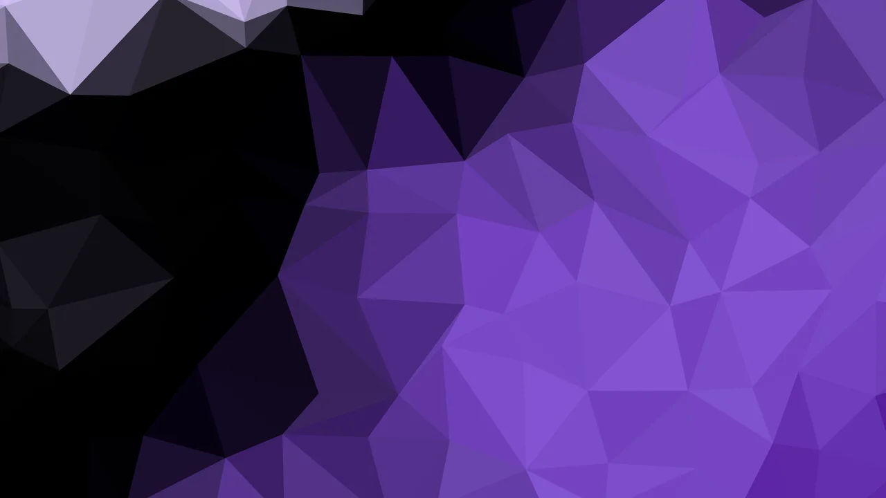 Purple and Black Low Poly desktop wallpaper in 4K