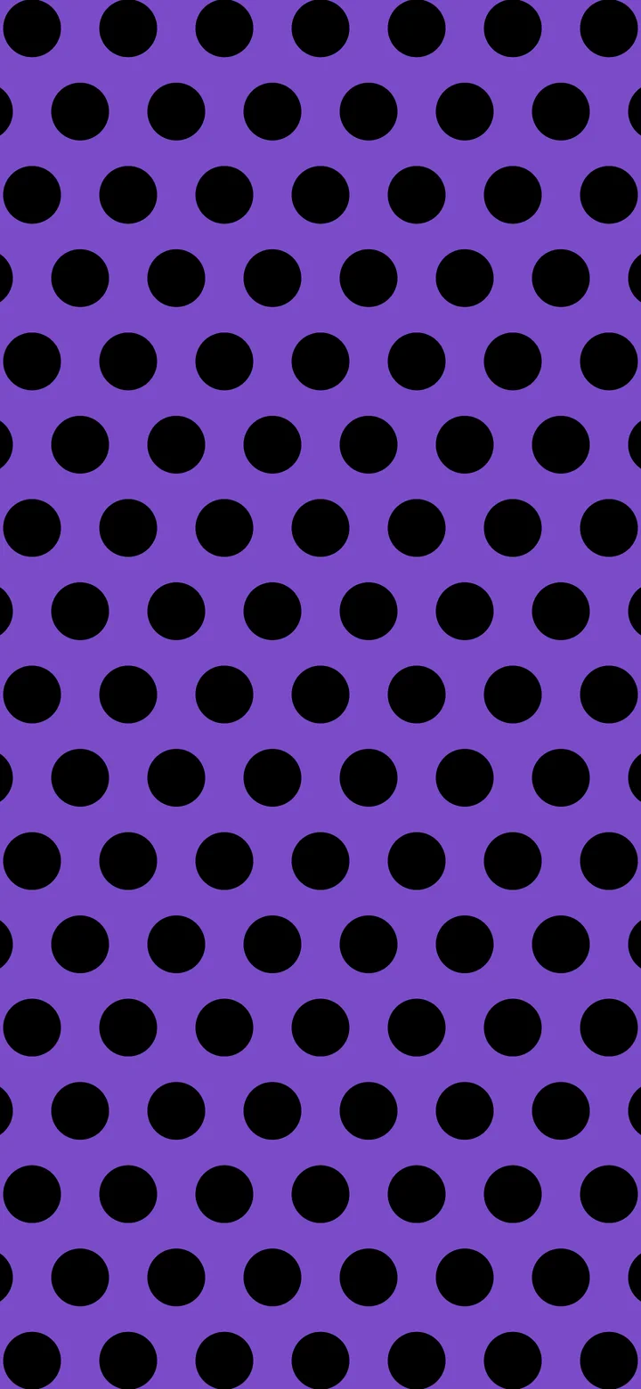 Purple and Black Polka Dot wallpaper for iPhone and Android