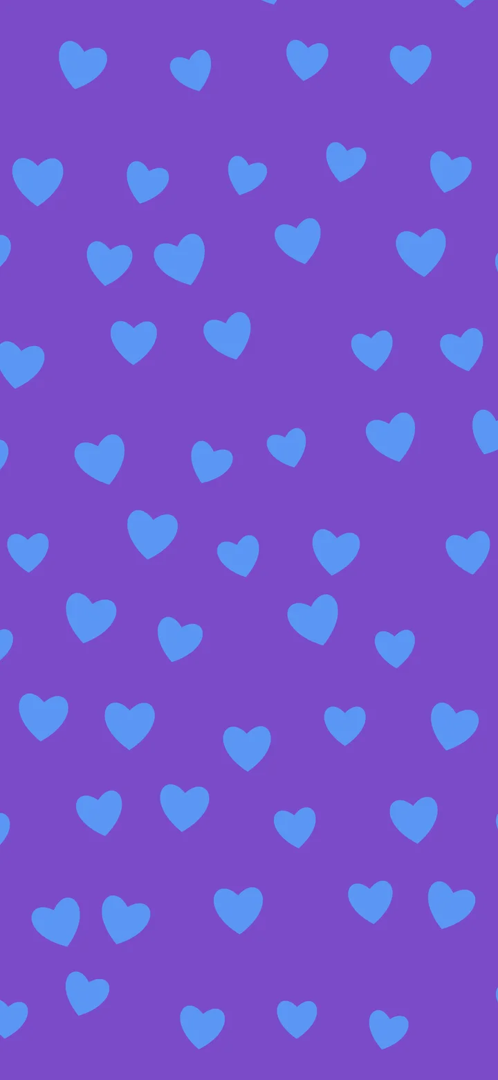 Purple and Blue Heart Pattern wallpaper for iPhone and Android