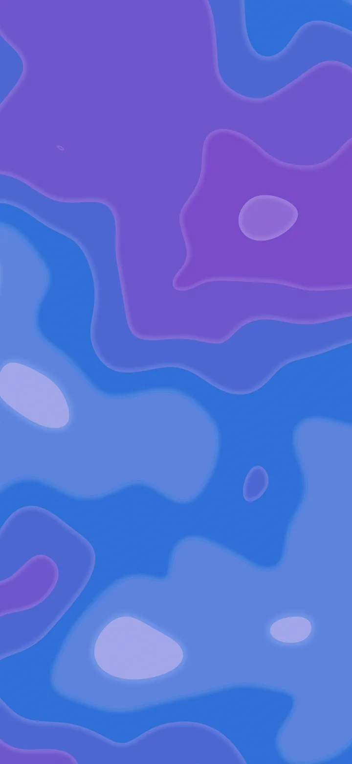 Purple and Blue Layered Topographic wallpaper for iPhone and Android