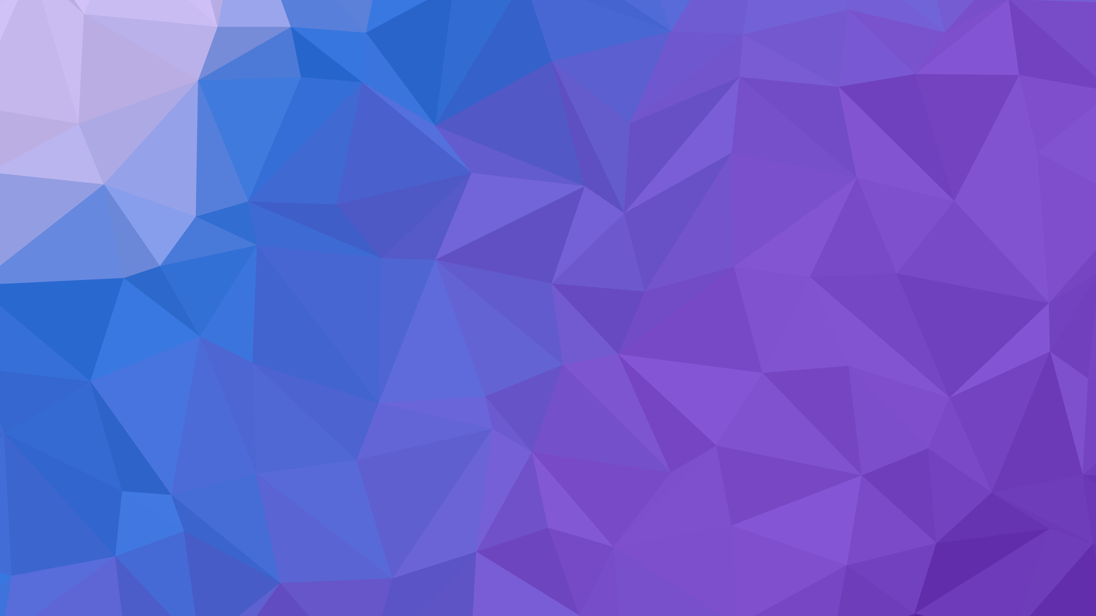 Purple and Blue Low Poly desktop wallpaper in 4K