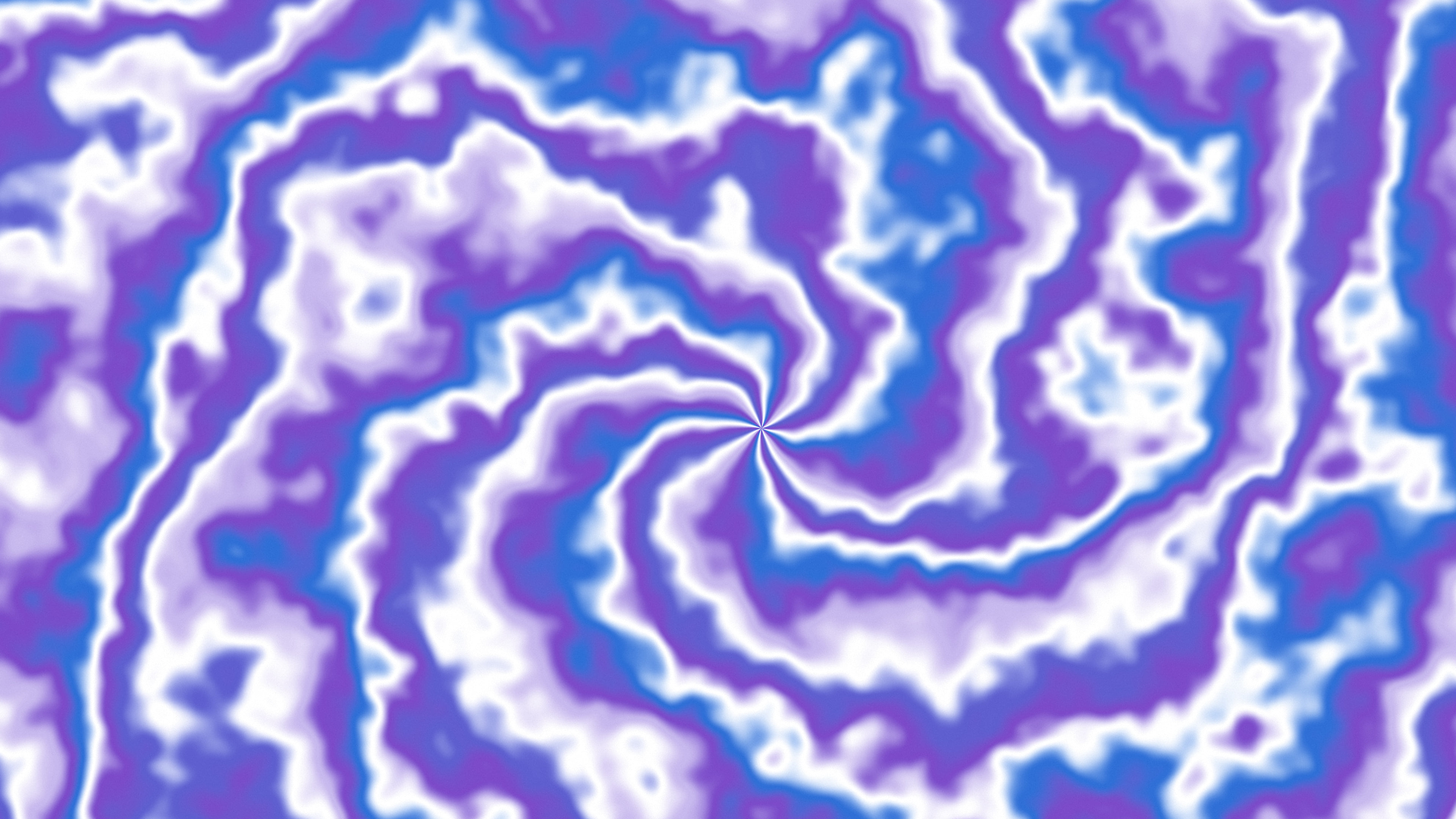 Purple and Blue Spiral Tie Dye desktop wallpaper in 4K