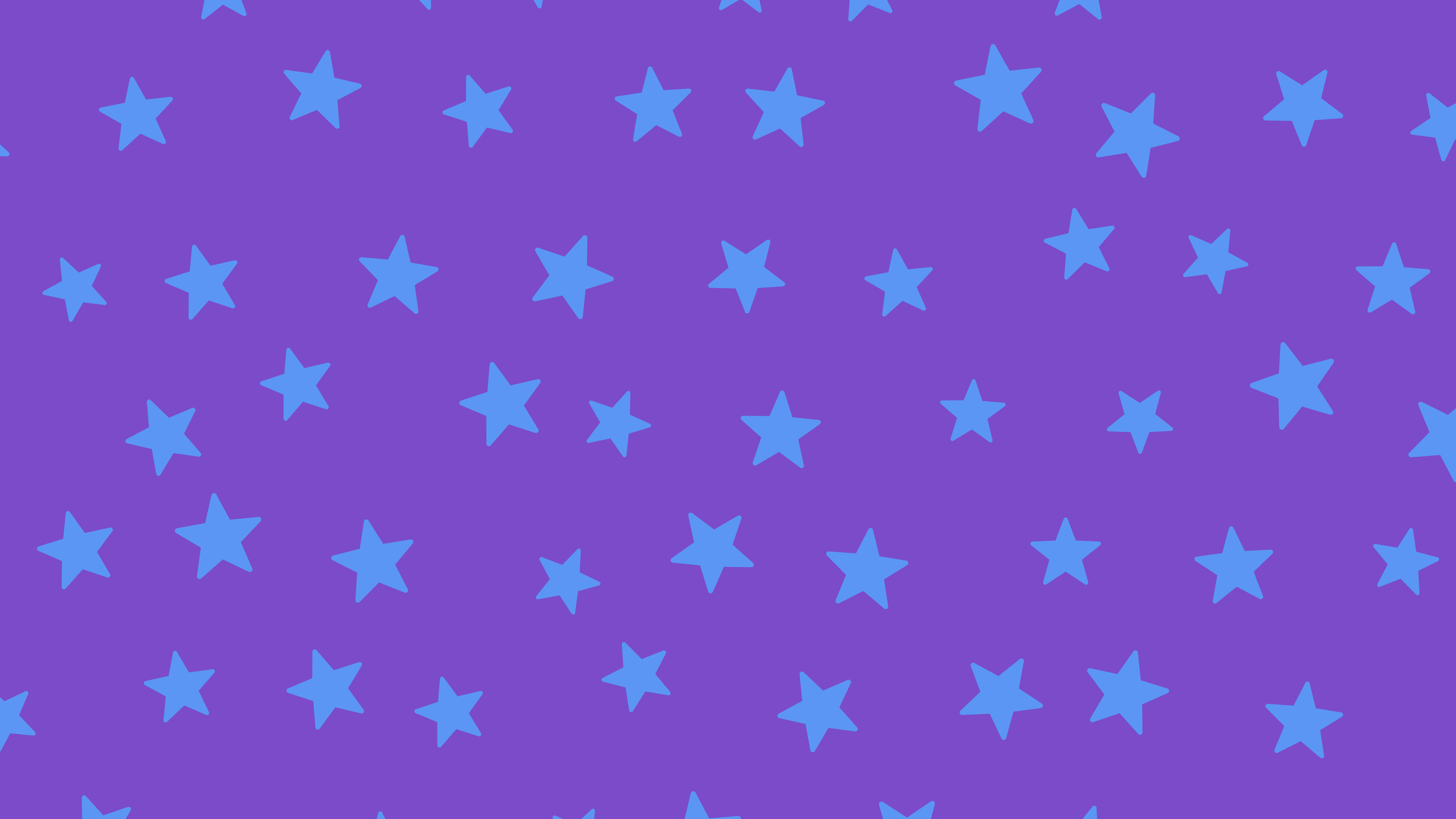 Purple and Blue Star Pattern desktop wallpaper in 4K