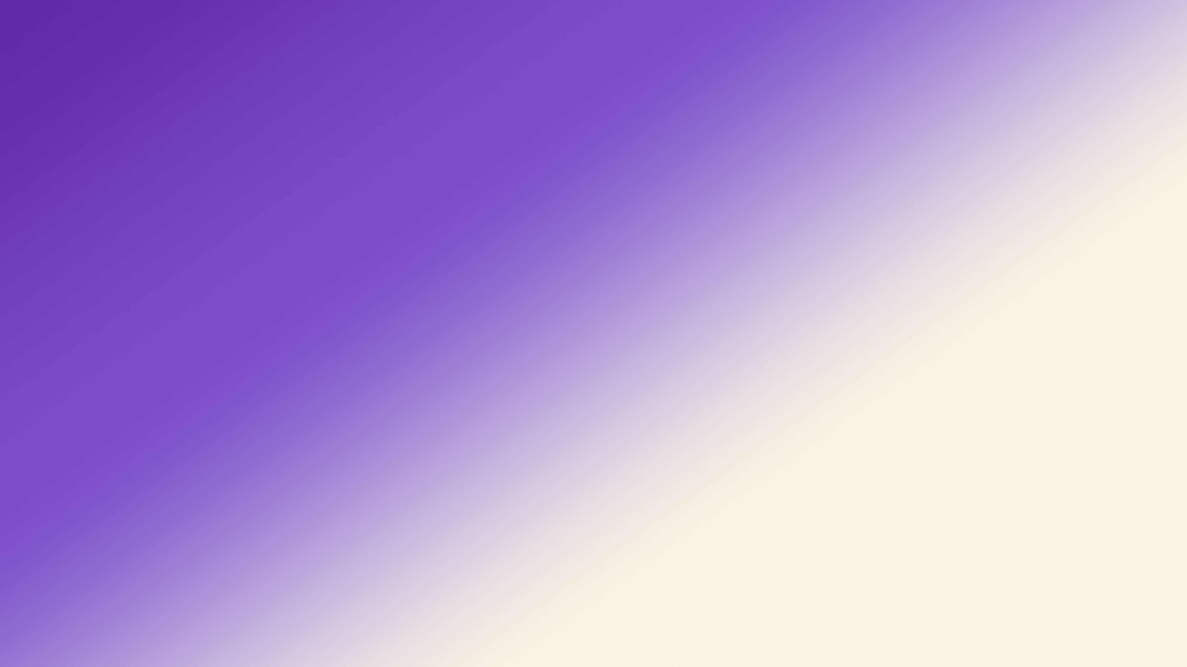 Purple and Cream Diagonal Ombre Gradient desktop wallpaper in 4K