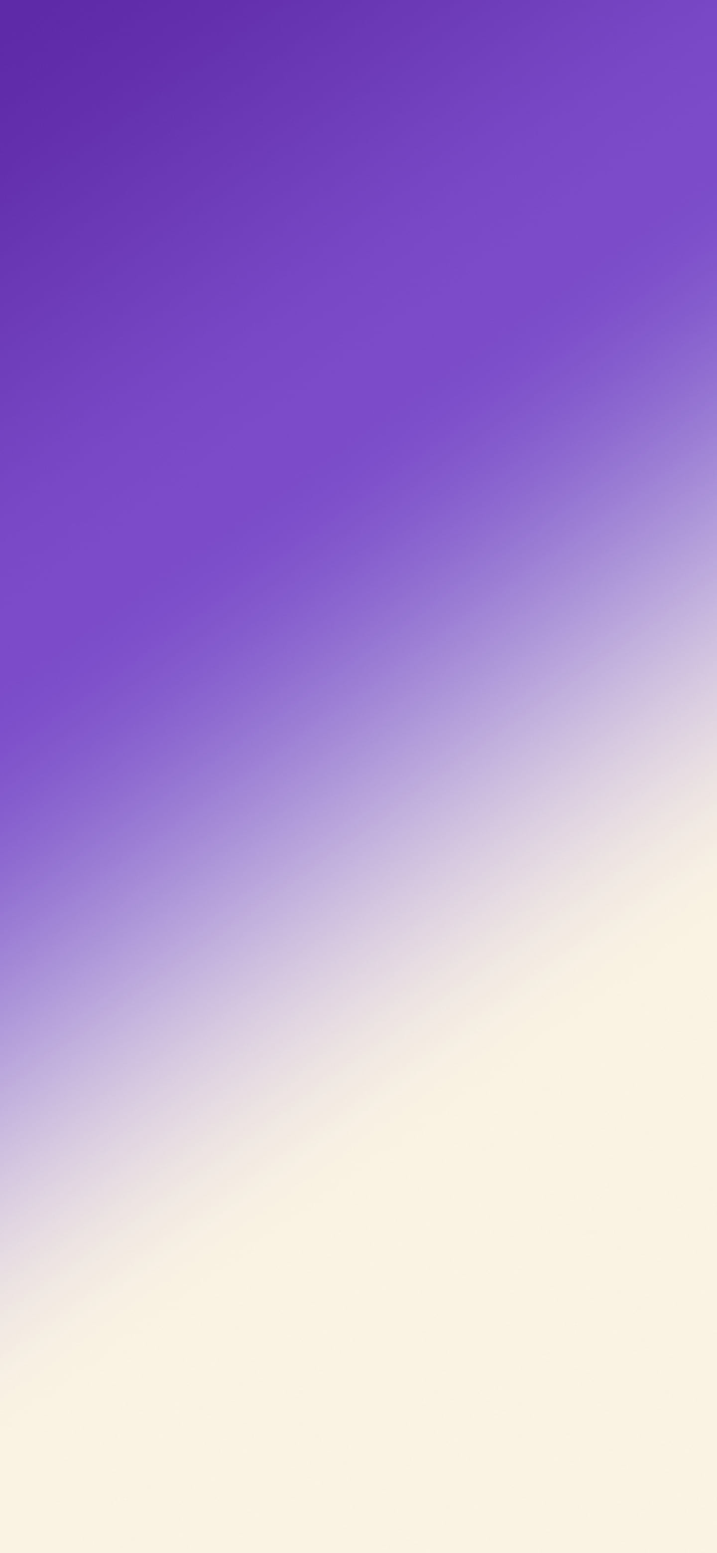 Purple and Cream Diagonal Ombre Gradient wallpaper for iPhone and Android