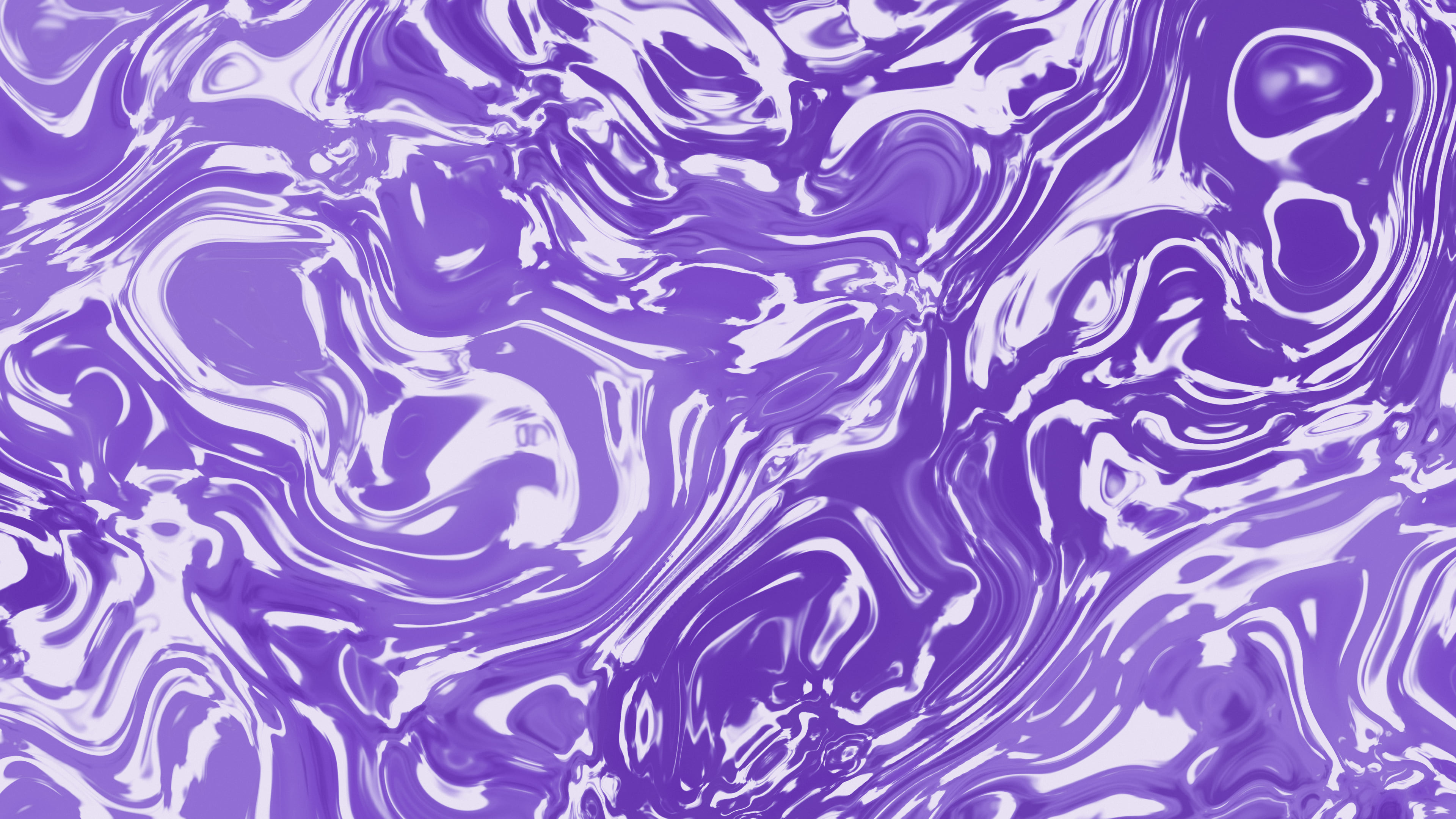 Purple and Cream Liquid Marble desktop wallpaper in 4K